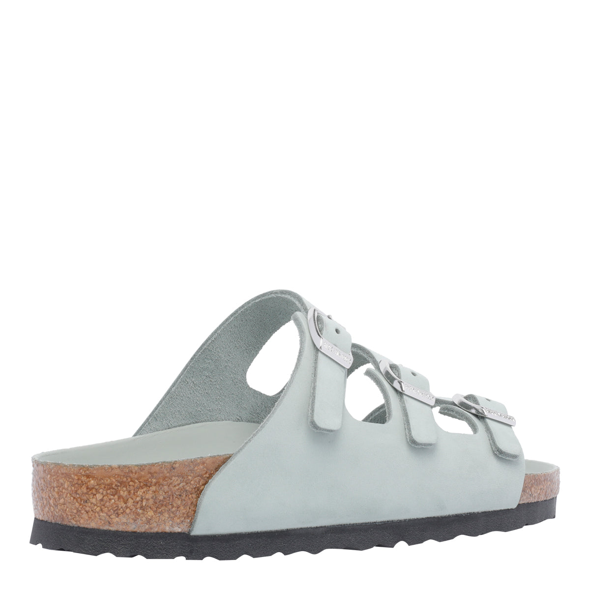 Birkenstock Sandals Green Suede Leather/rubber Sole