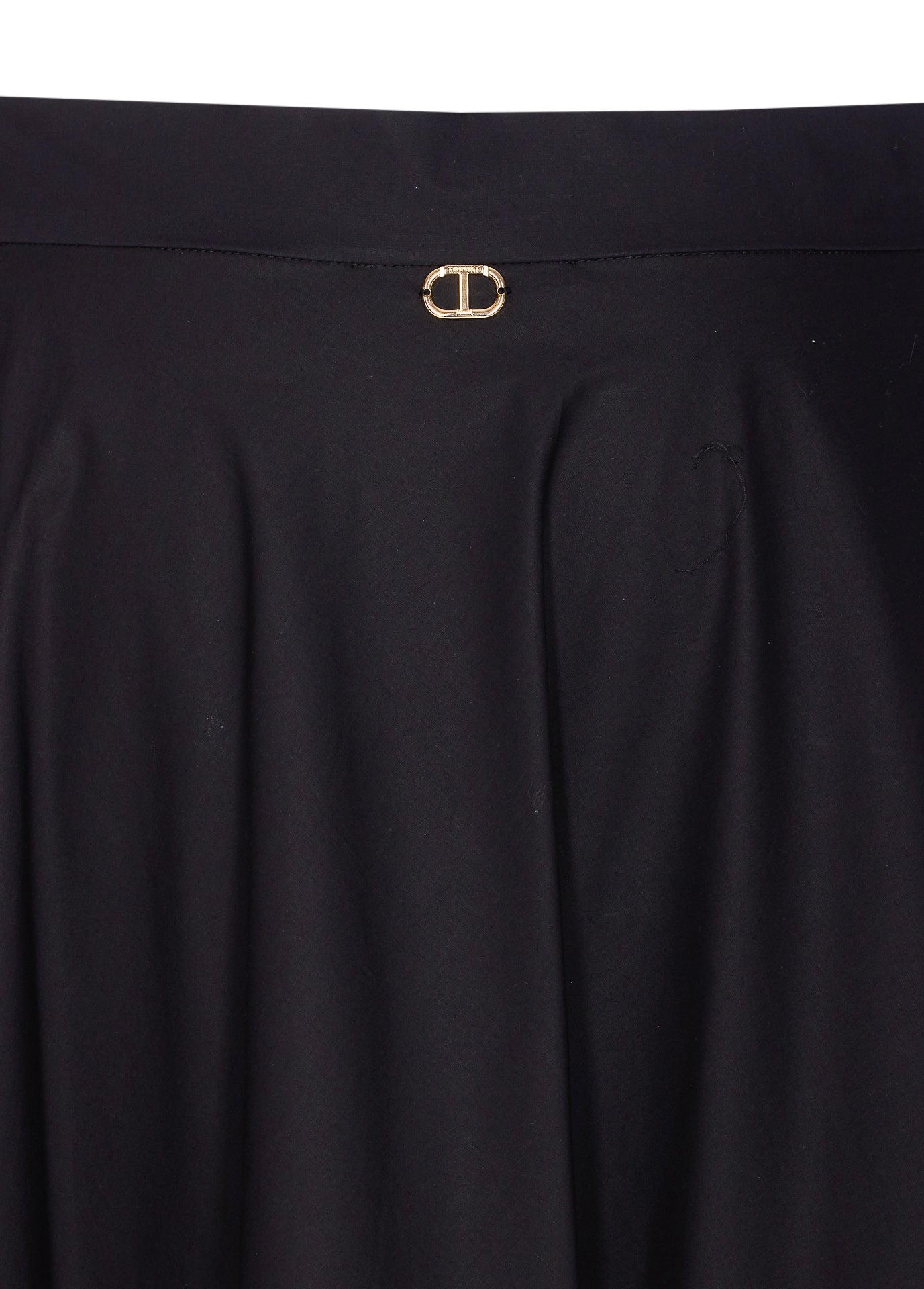 Twin-Set Skirts Black Cotton
