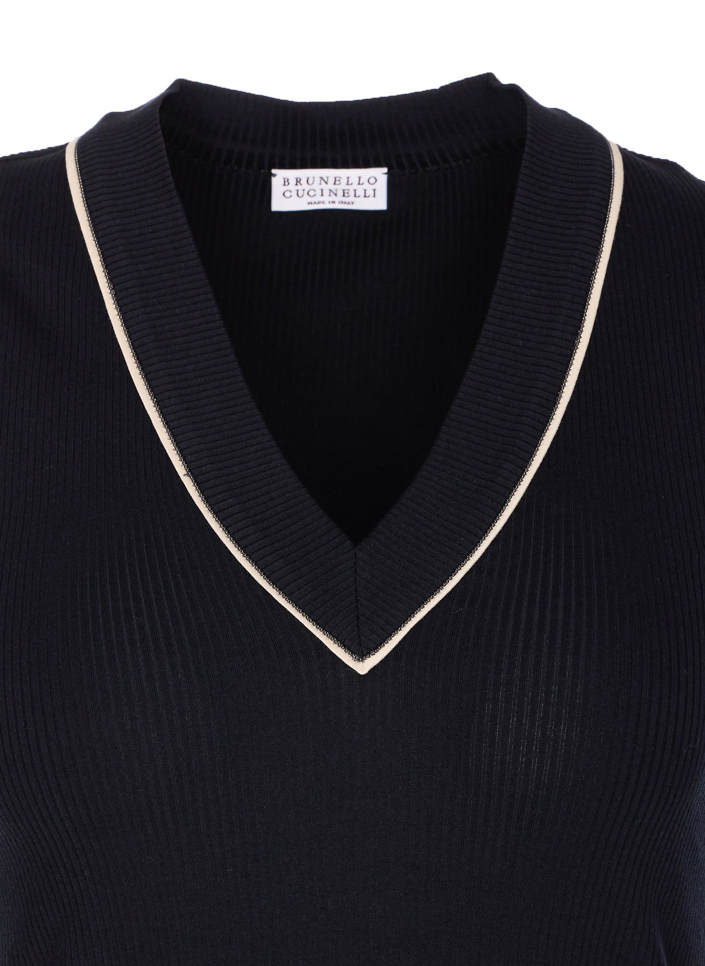 Brunello Cucinelli T-Shirts And Polos Black Cotton