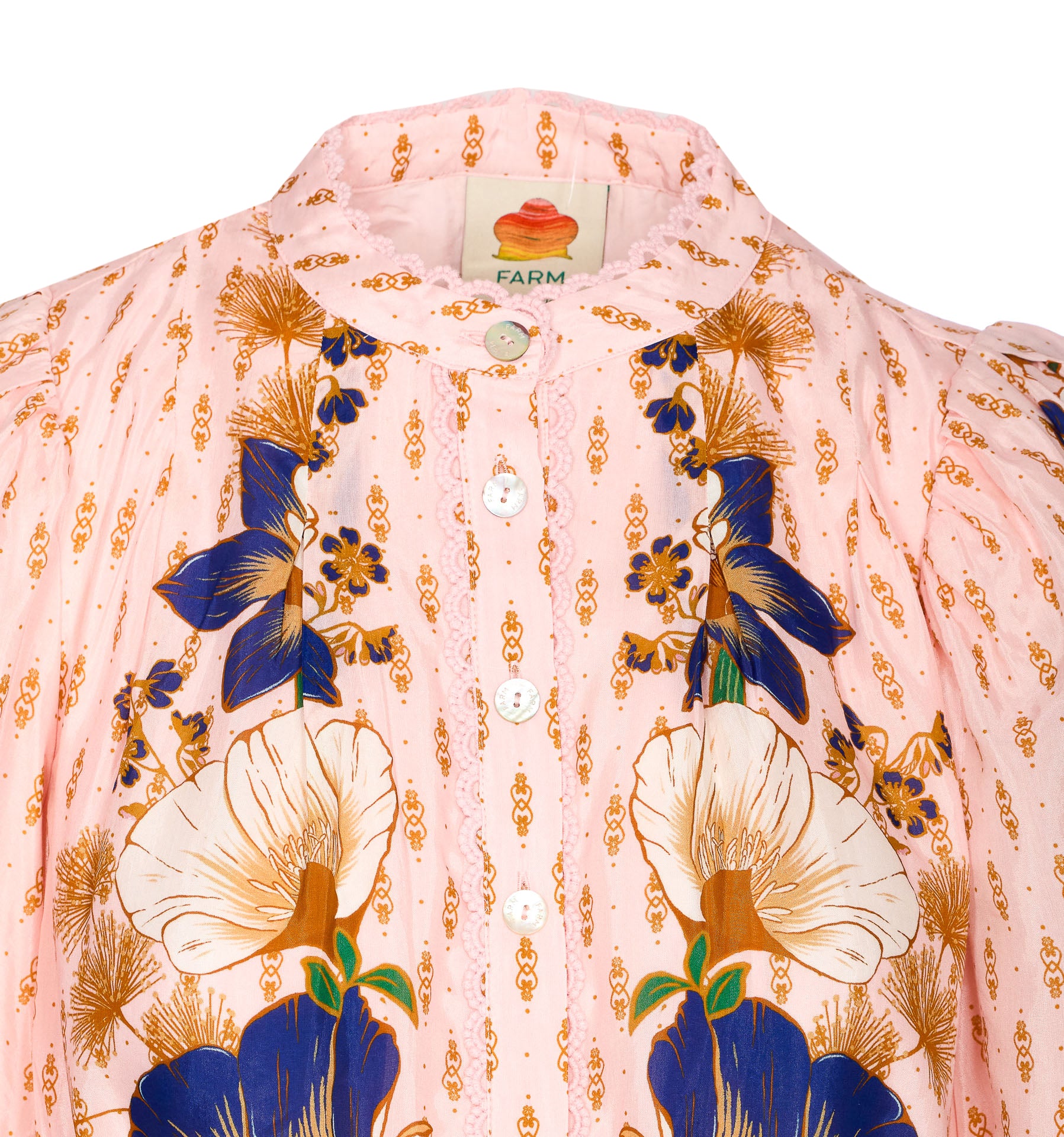 Farm Rio Dresses Pink Cotton