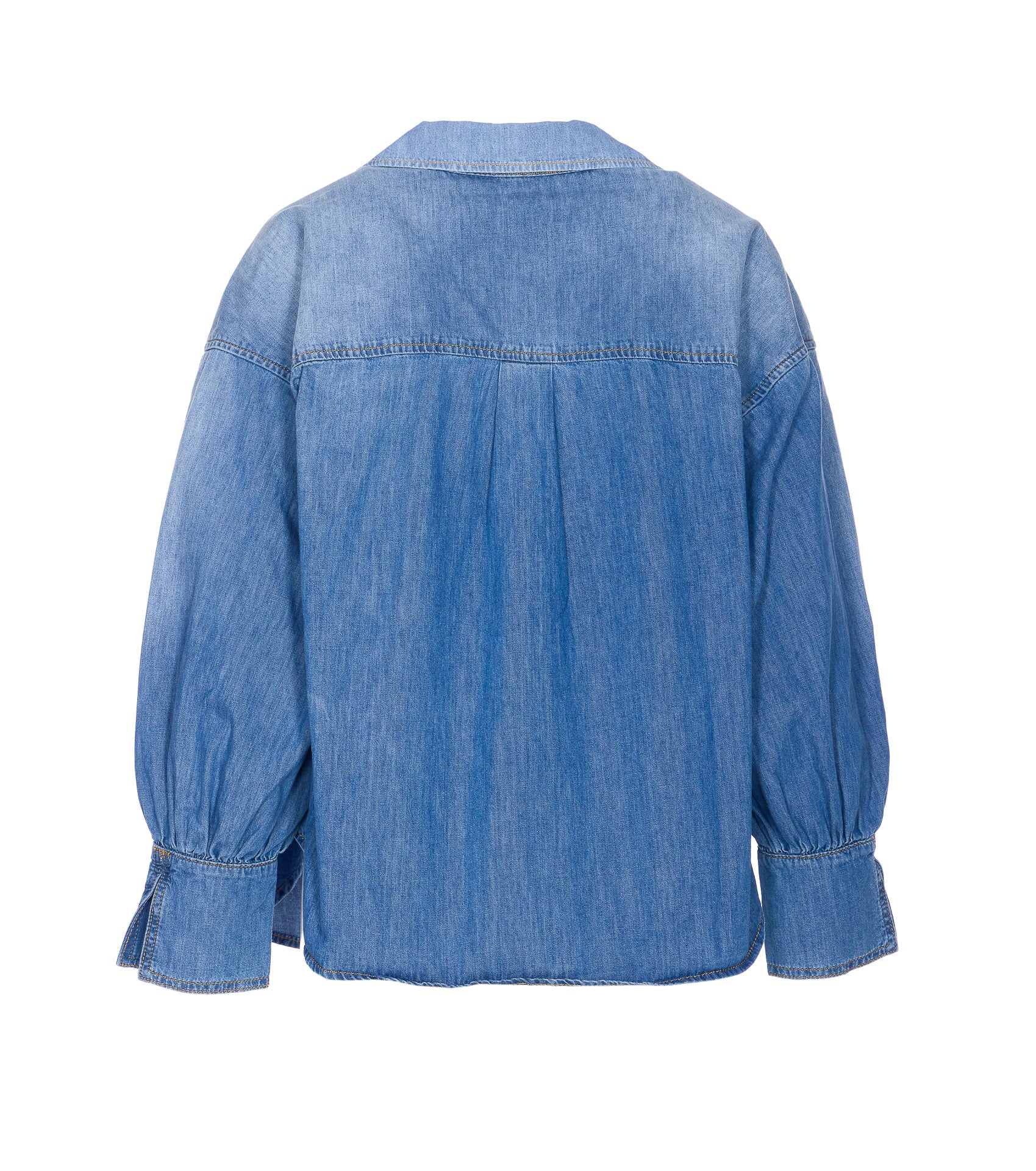 Pinko Shirts Blue Cotton