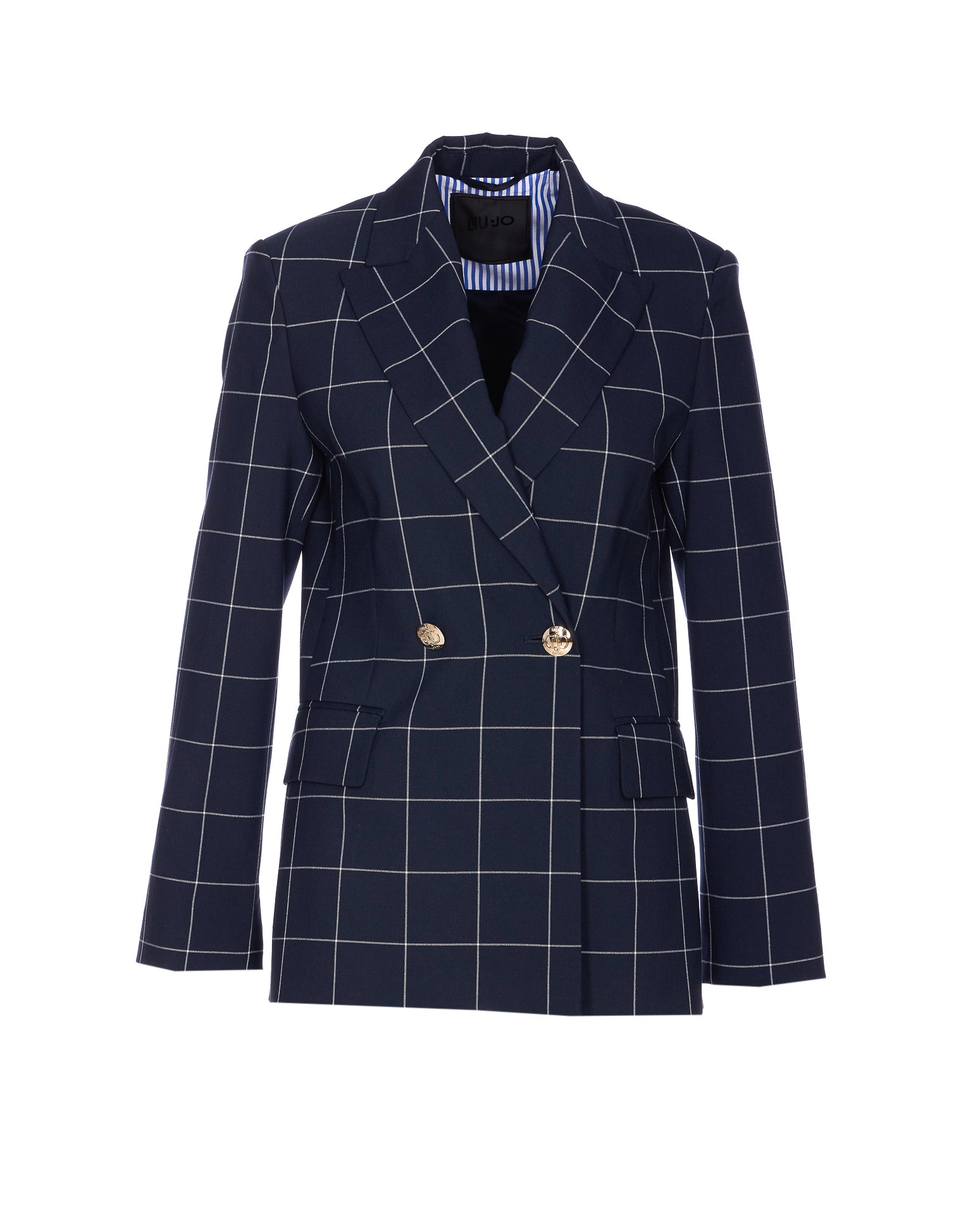 Liu Jo Jackets Blue Polyester