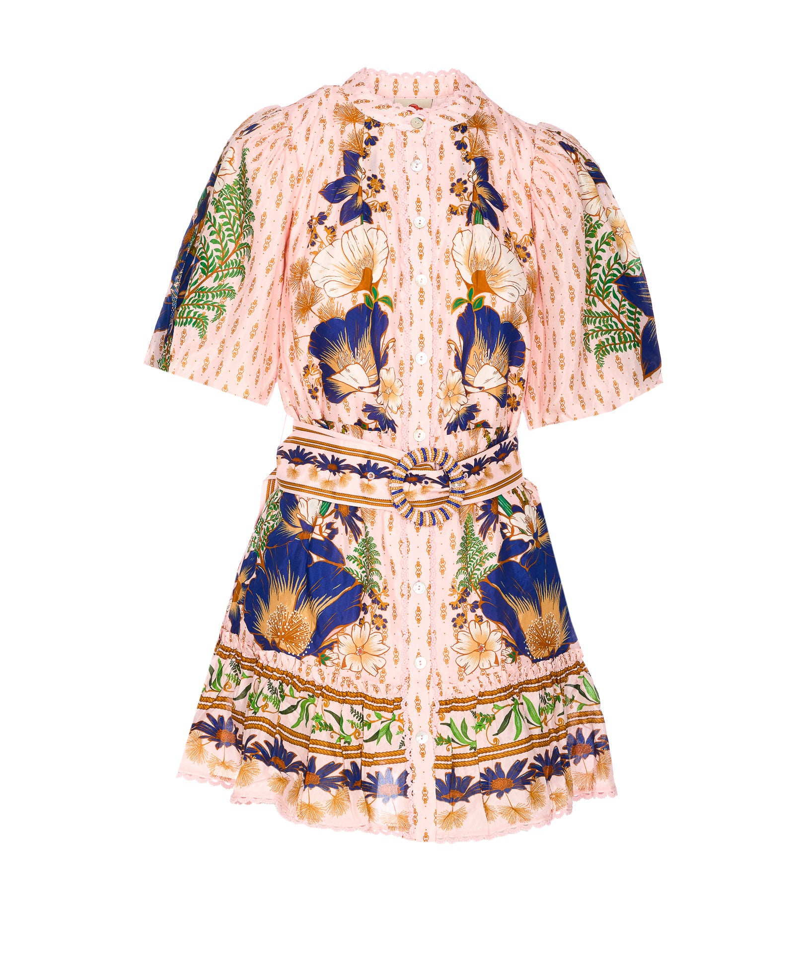 Farm Rio Dresses Pink Cotton