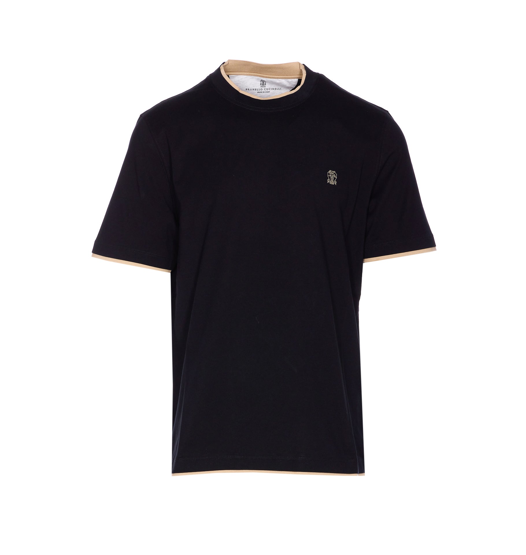 Brunello Cucinelli T-Shirts And Polos Black Cotton