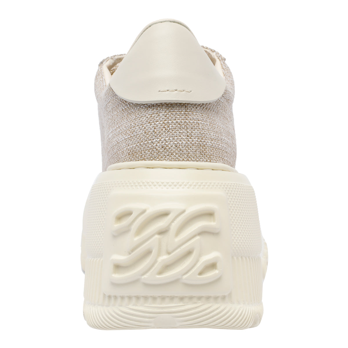 Casadei Sneakers Beige Fabric/rubber Sole