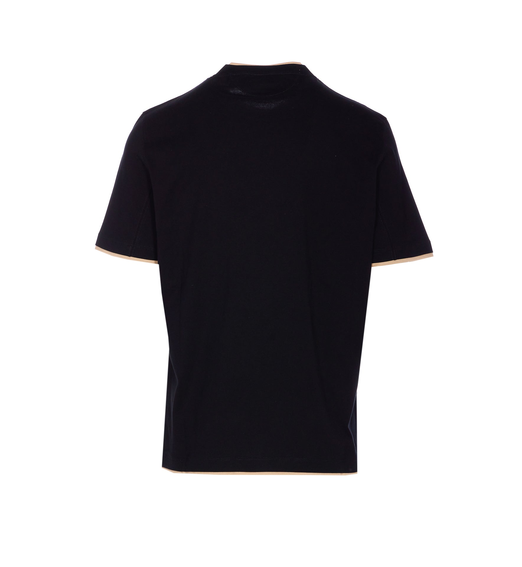 Brunello Cucinelli T-Shirts And Polos Black Cotton