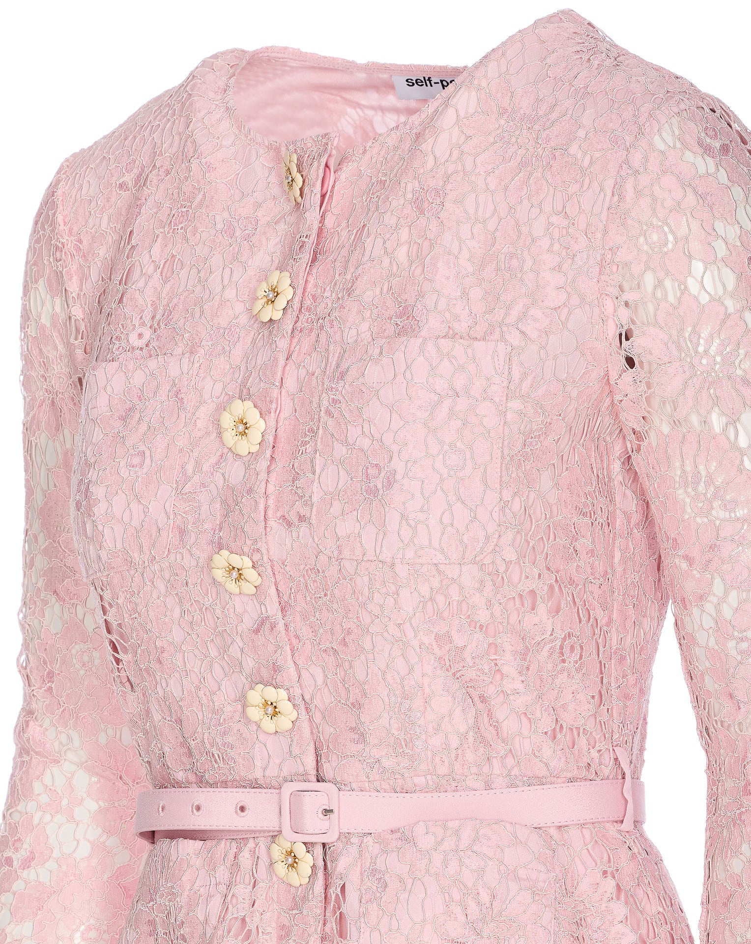 Self Portrait Dresses Pink Polyamide