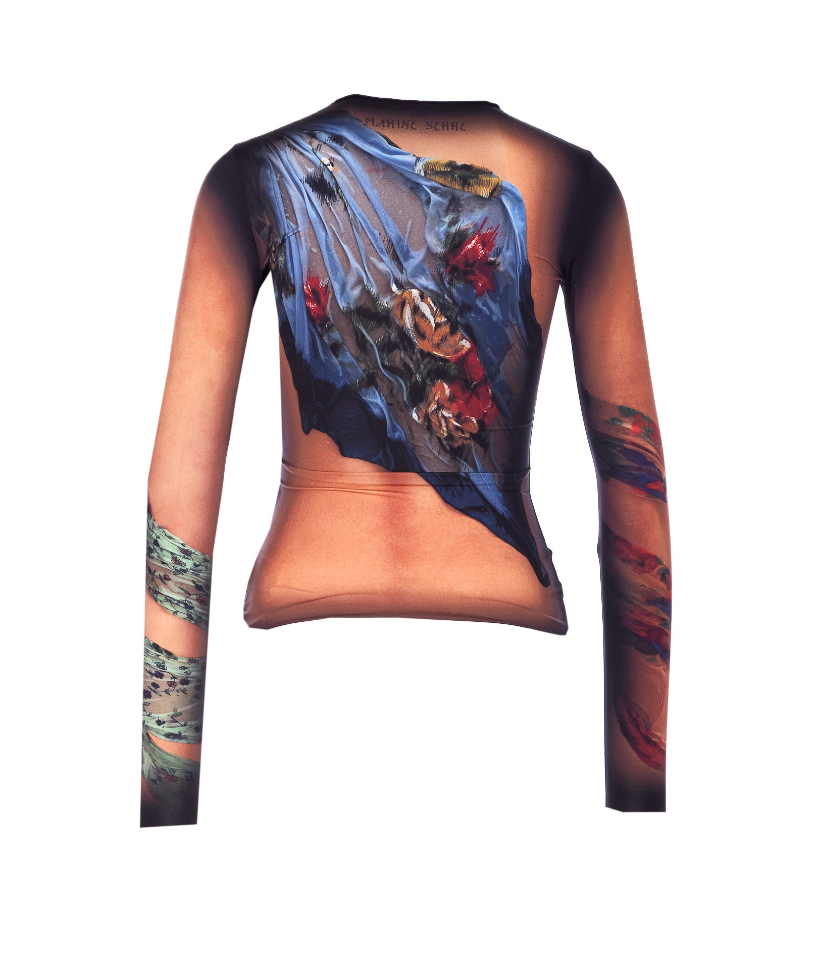 Marine Serre Top Multicolour Polyamide