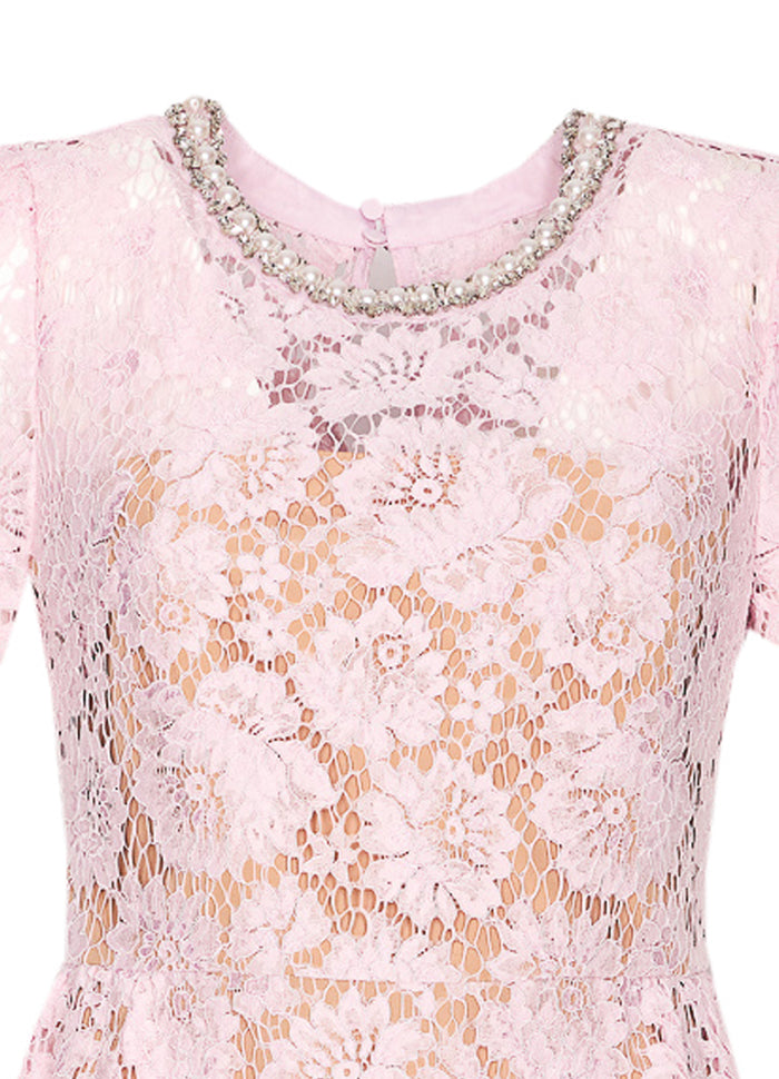 Self Portrait Dresses Pink Polyamide