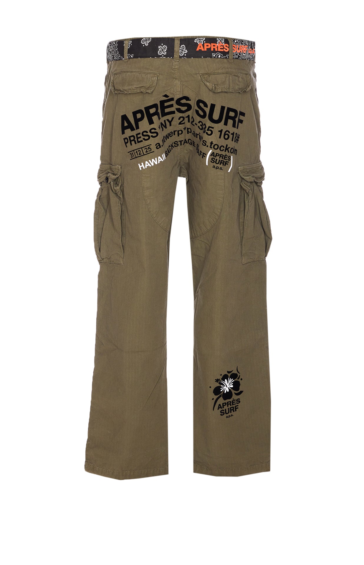 Apres Surf Trousers Green Cotton