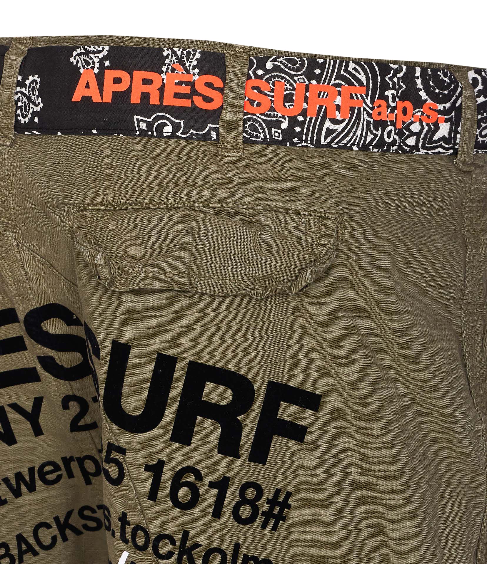 Apres Surf Trousers Green Cotton