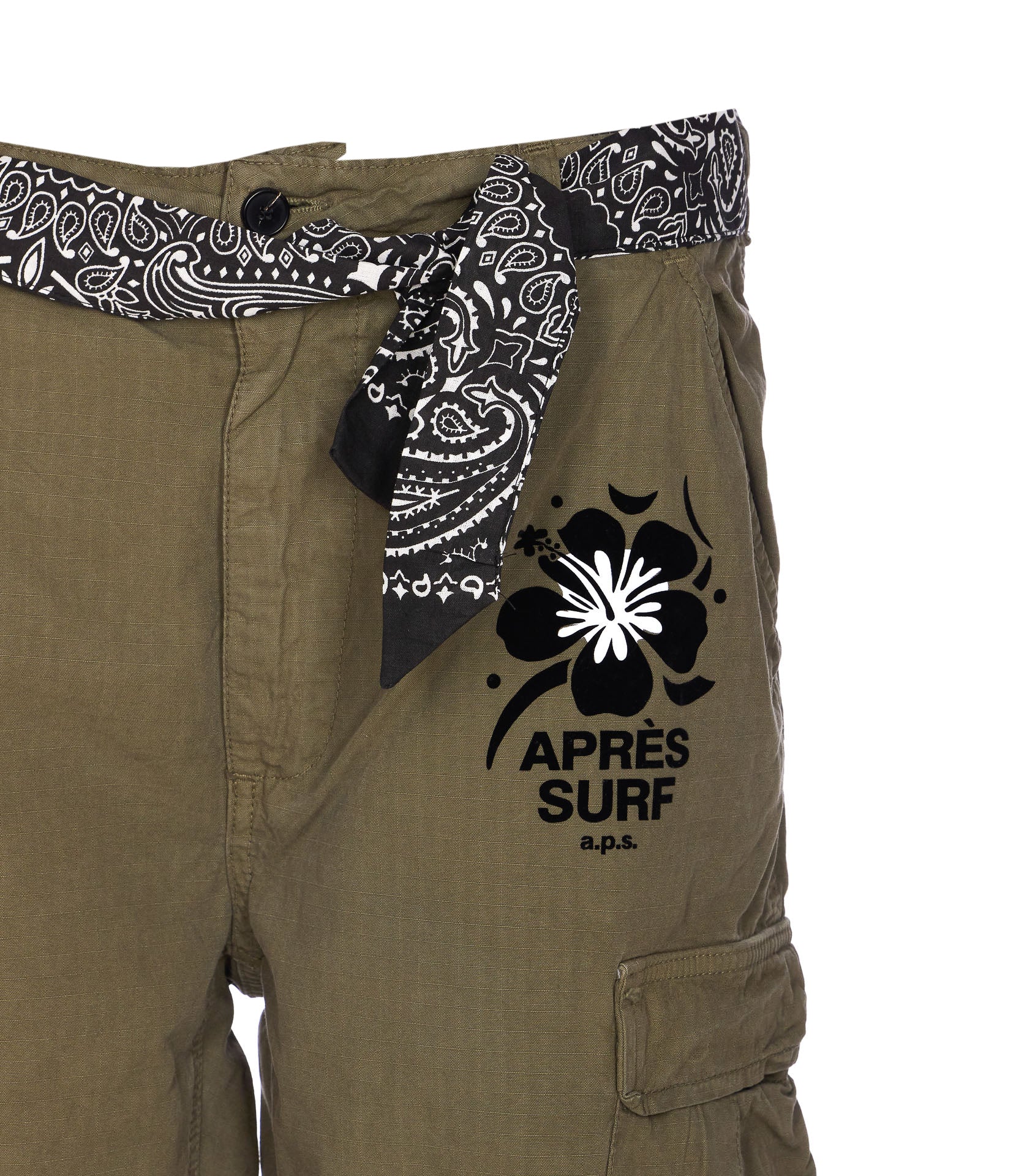 Apres Surf Trousers Green Cotton