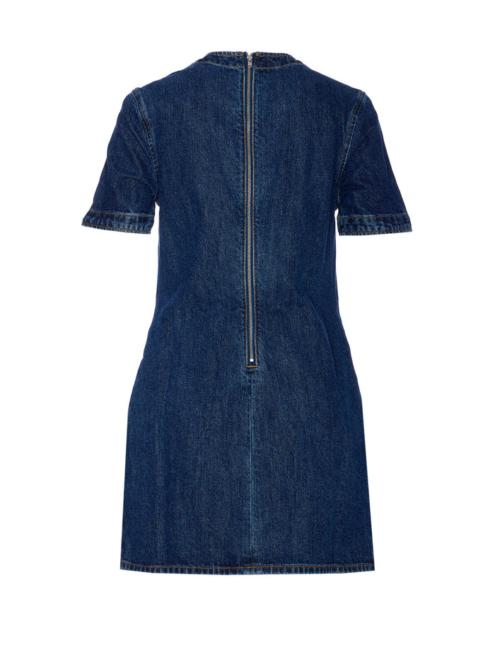 Self Portrait Dresses Blue Cotton