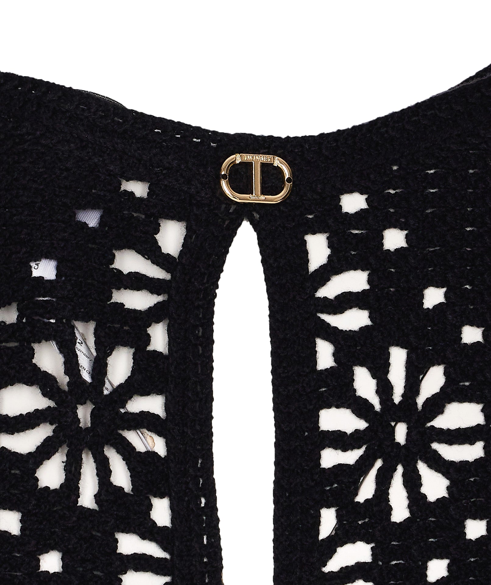 Twin-Set Top Black Cotton