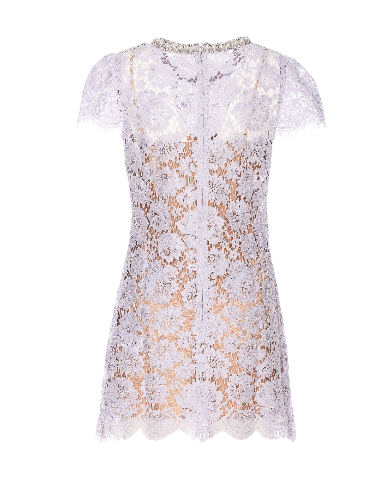 Self Portrait Dresses Lilac Polyamide