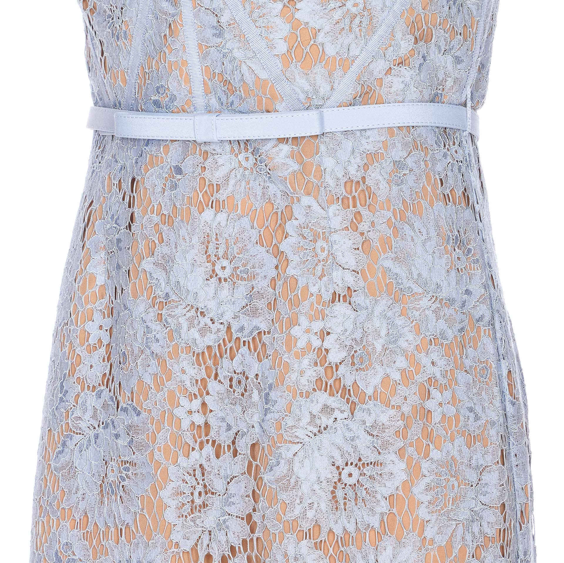 Self Portrait Dresses Blue Polyamide
