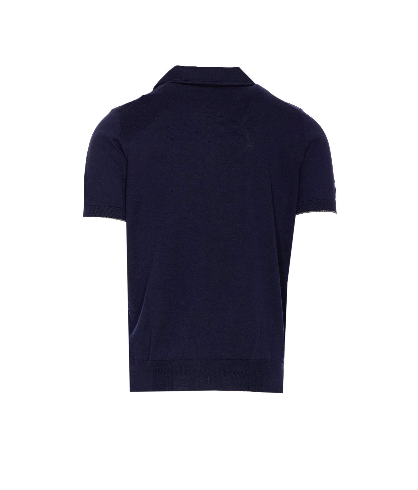 Brunello Cucinelli T-Shirts And Polos Blue Cotton