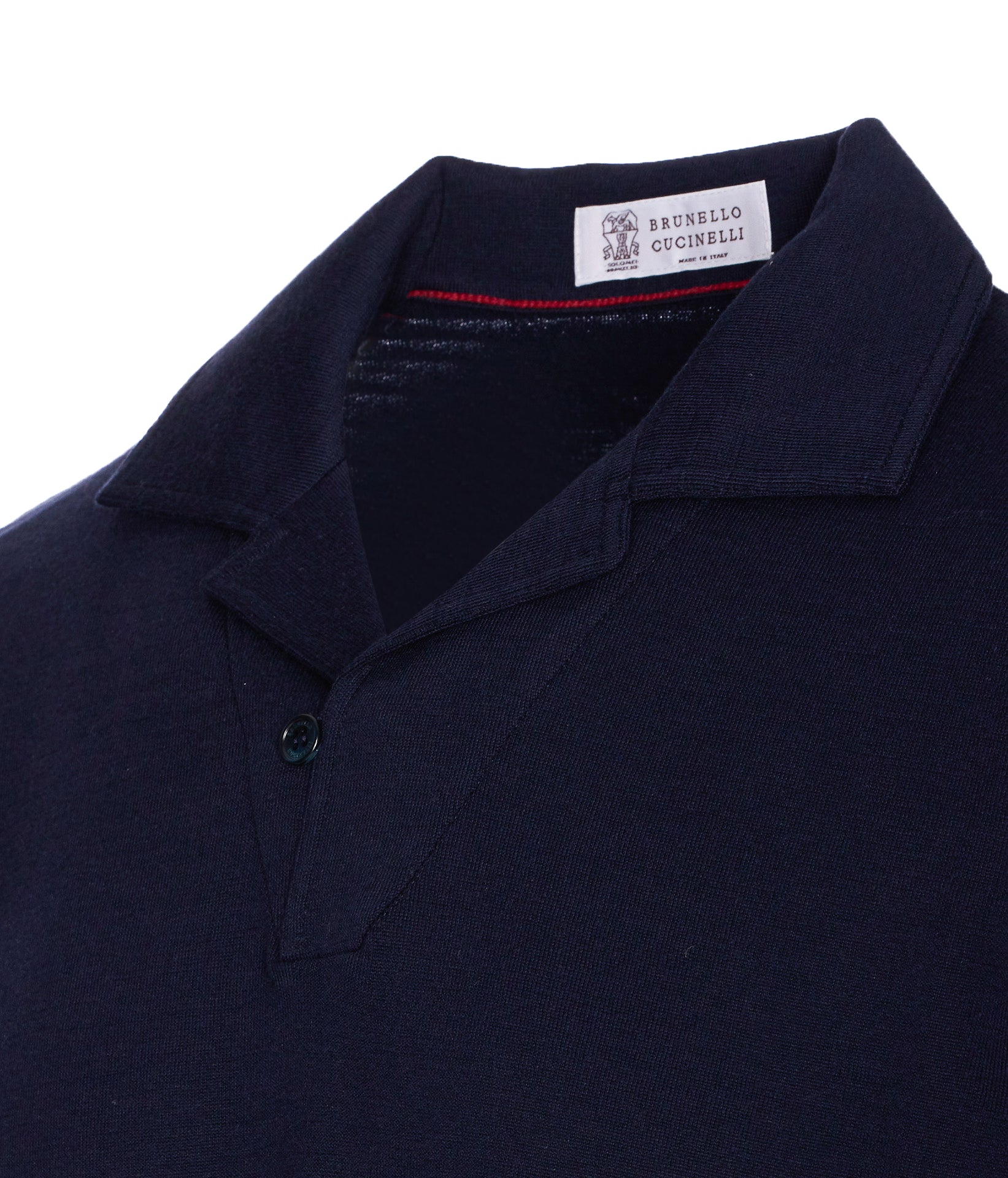 Brunello Cucinelli T-Shirts And Polos Blue Cotton