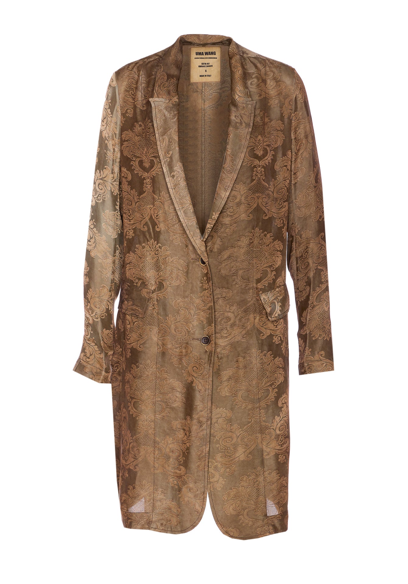 Uma Wang Jackets Brown Viscose