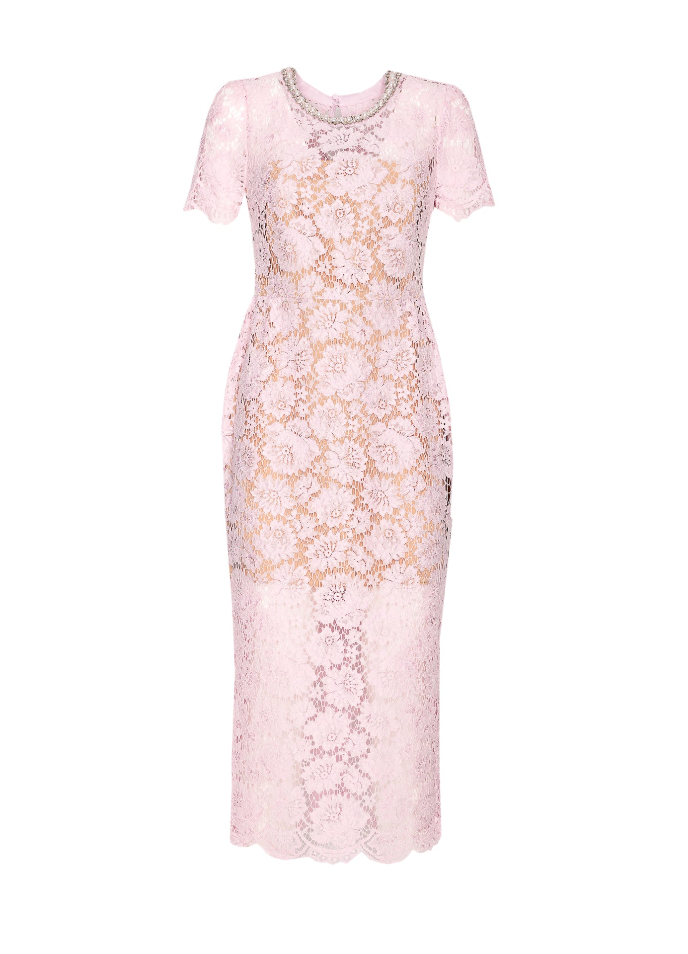 Self Portrait Dresses Pink Polyamide