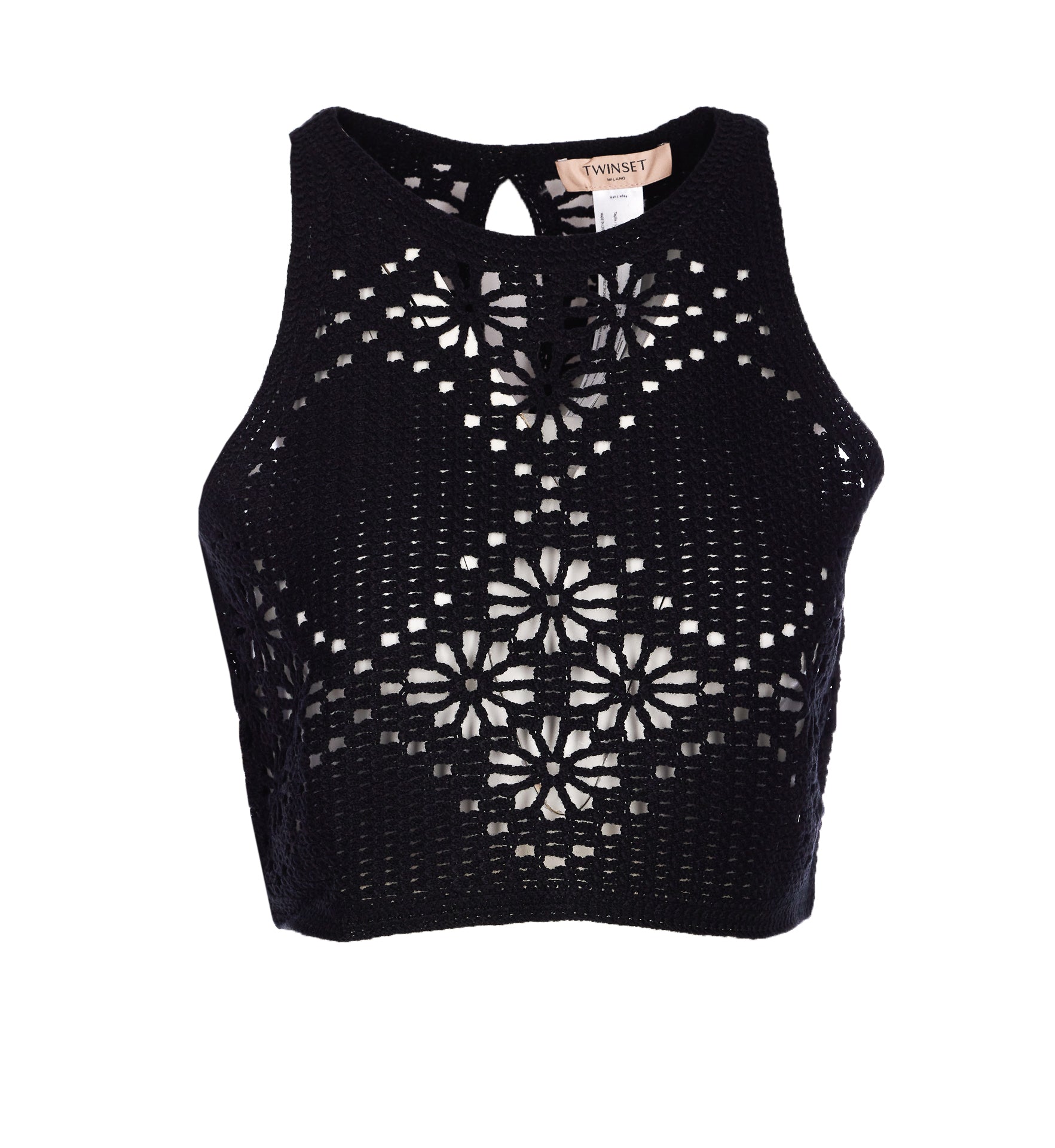 Twin-Set Top Black Cotton