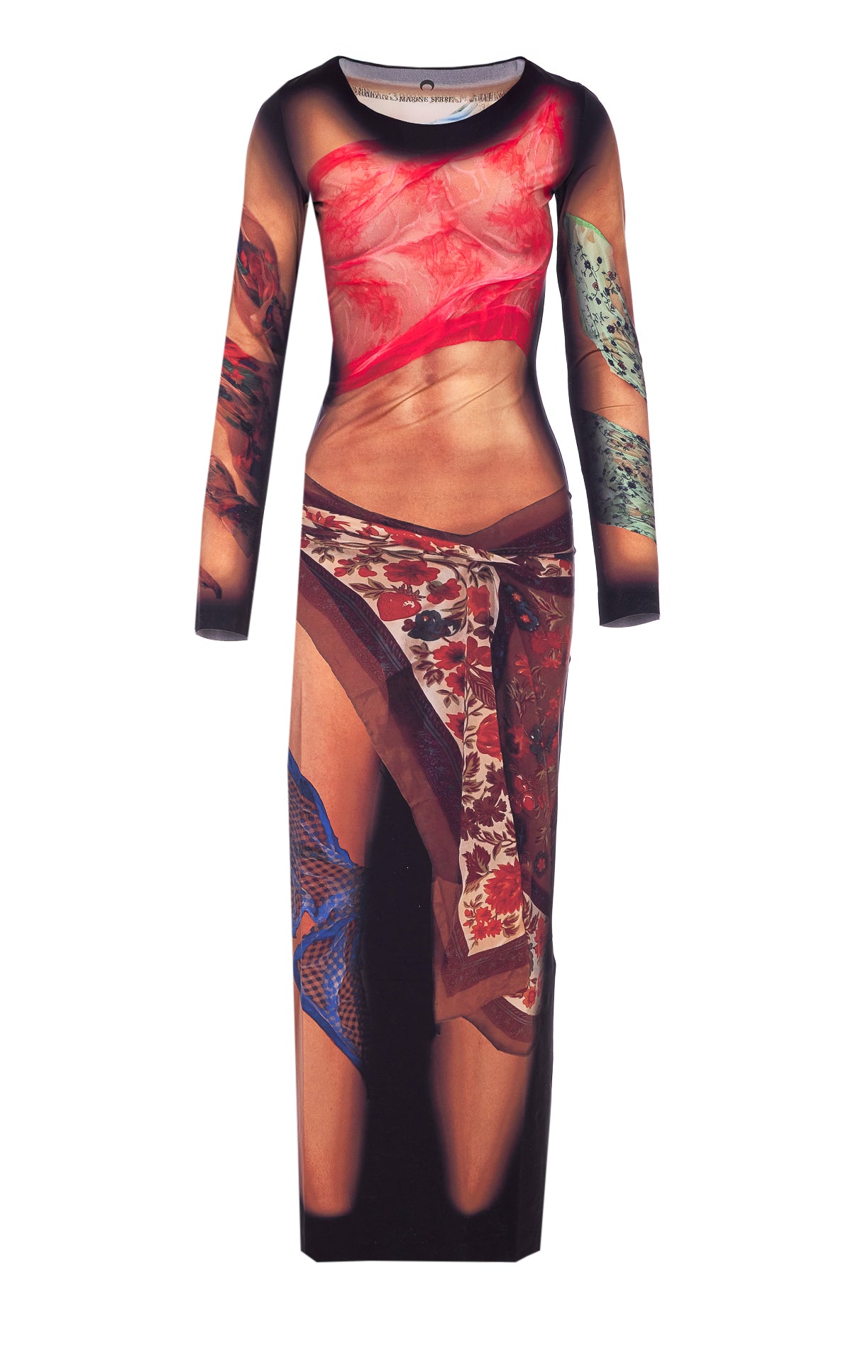 Marine Serre Dresses Multicolour Polyamide