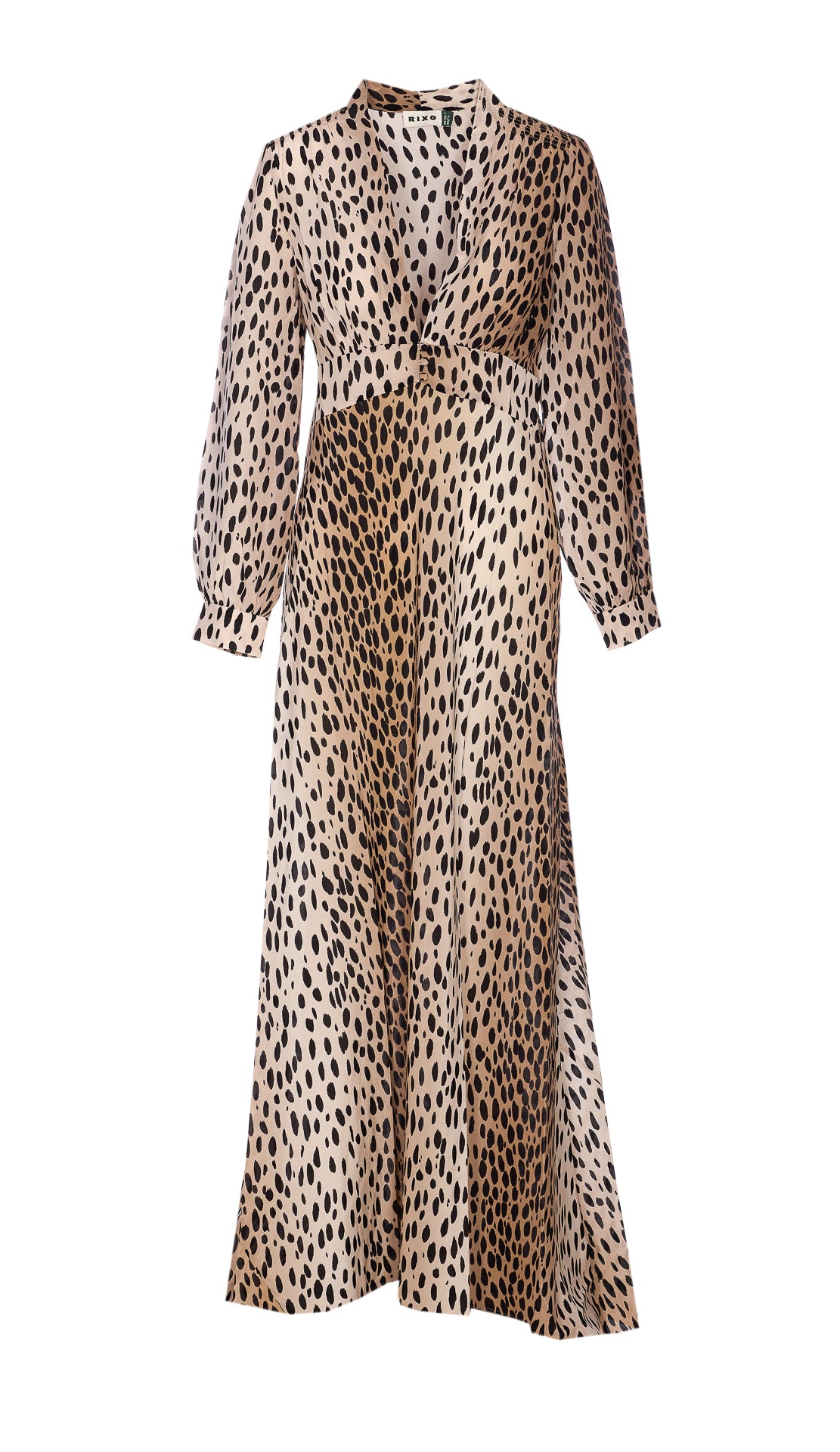 Rixo Dresses Beige Viscosa