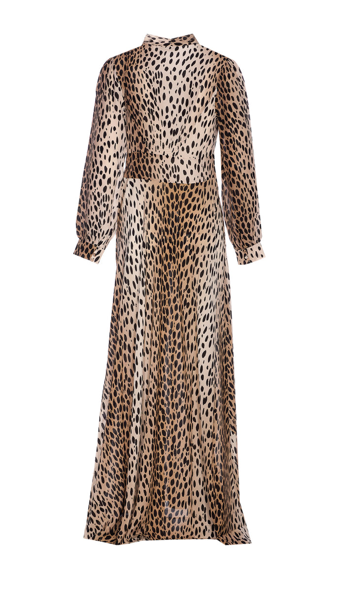 Rixo Dresses Beige Viscosa