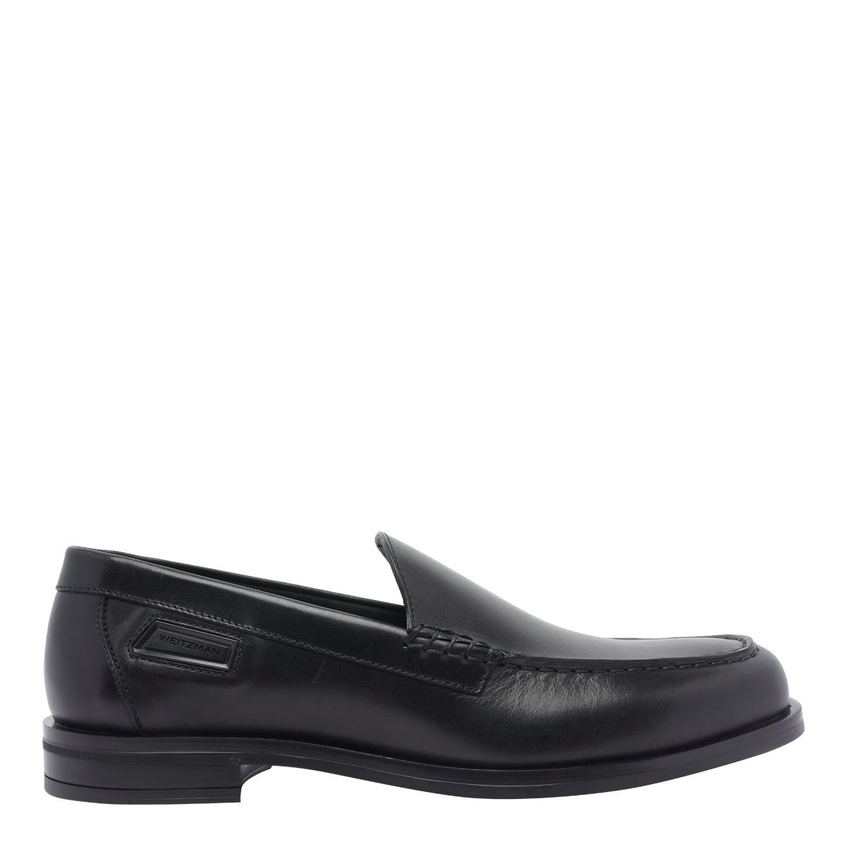 Stuart Weitzman Flat Shoes Black Calf Leather/rubber Sole