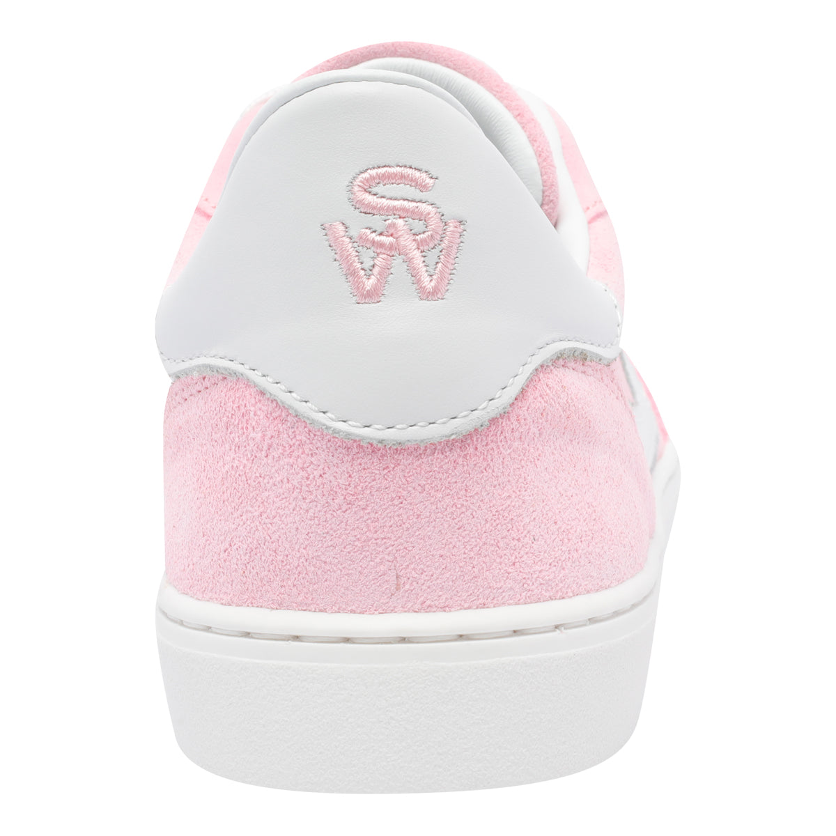 Stuart Weitzman Sneakers Pink Marshmallow/white Suede Leather/rubber Sole