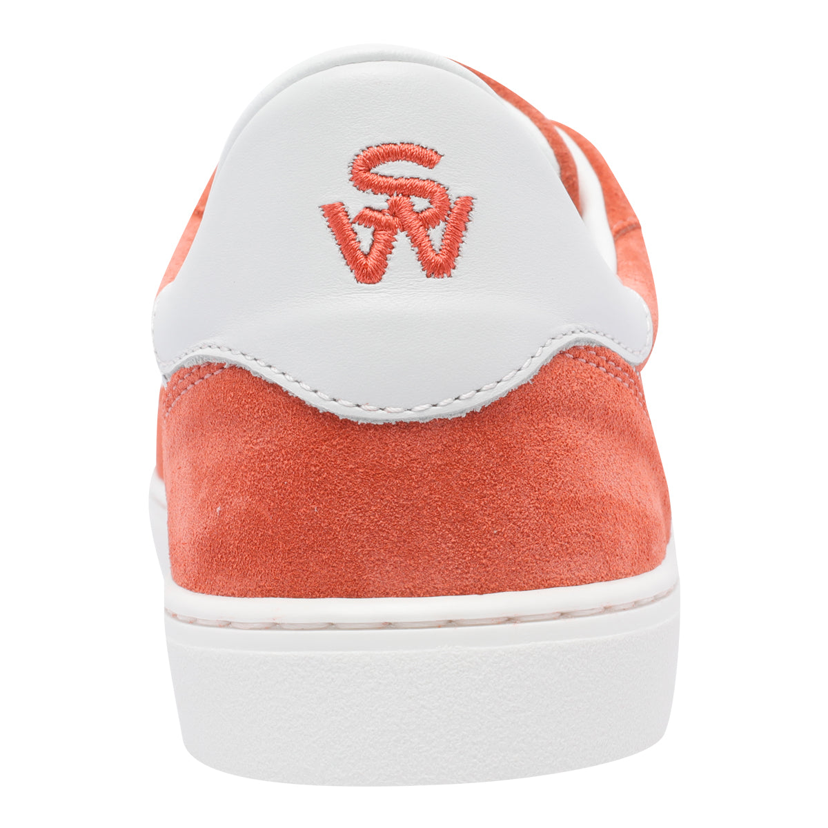 Stuart Weitzman Sneakers Orange Suede Leather/rubber Sole
