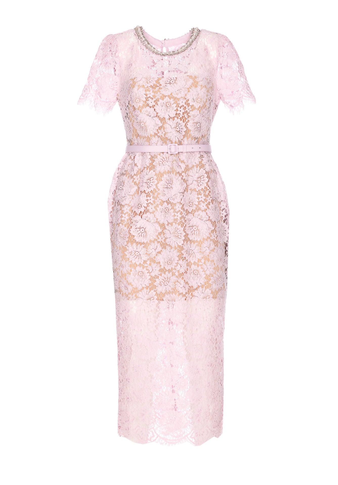 Self Portrait Dresses Pink Polyamide