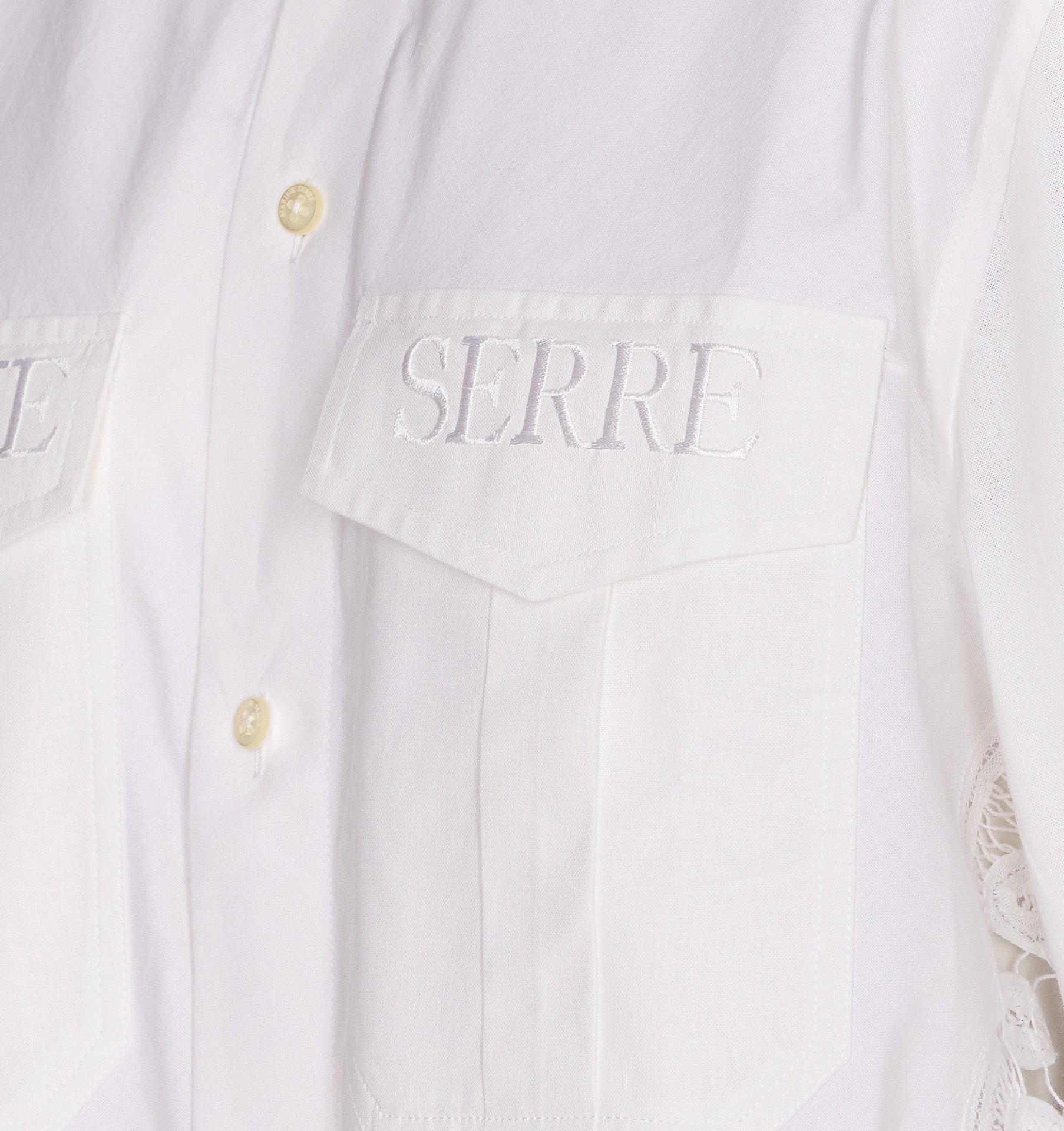 Marine Serre Shirts White Cotton