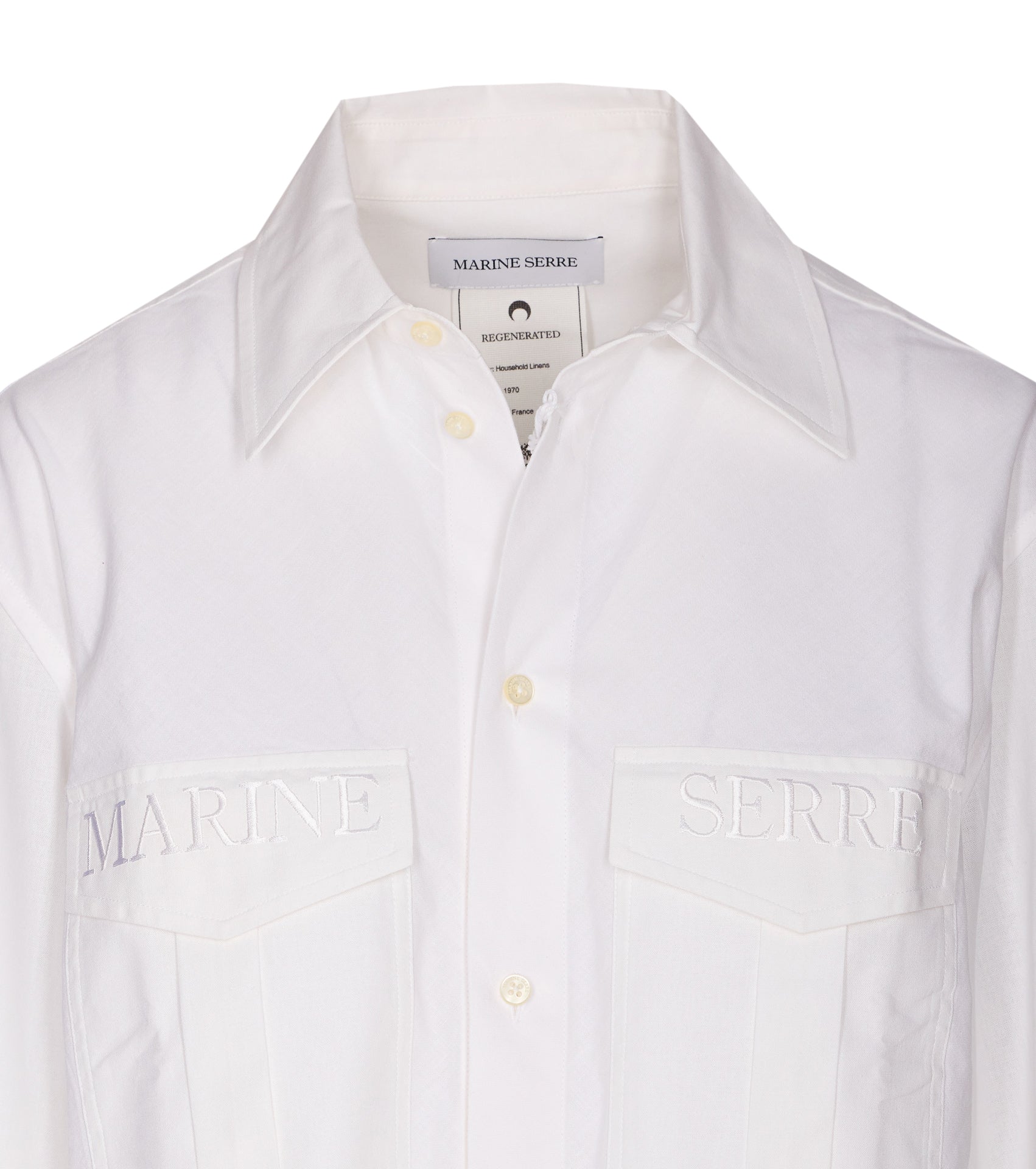 Marine Serre Shirts White Cotton