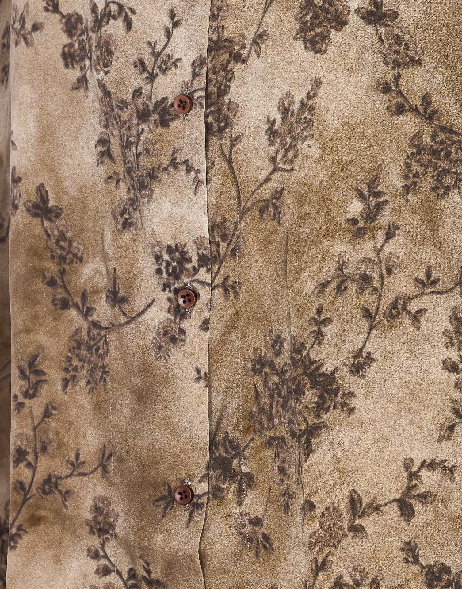 Uma Wang Top Brown Silk