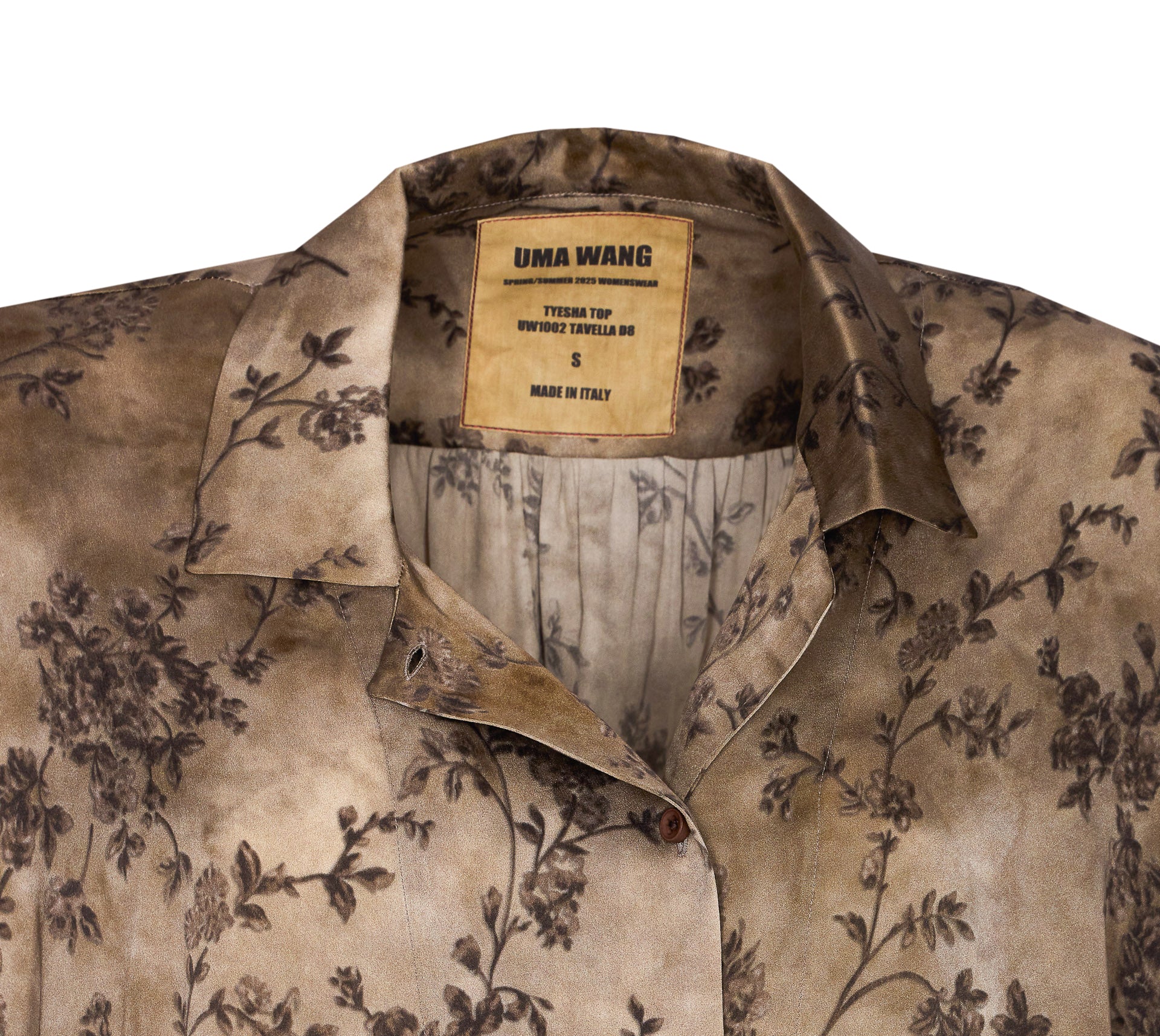 Uma Wang Top Brown Silk