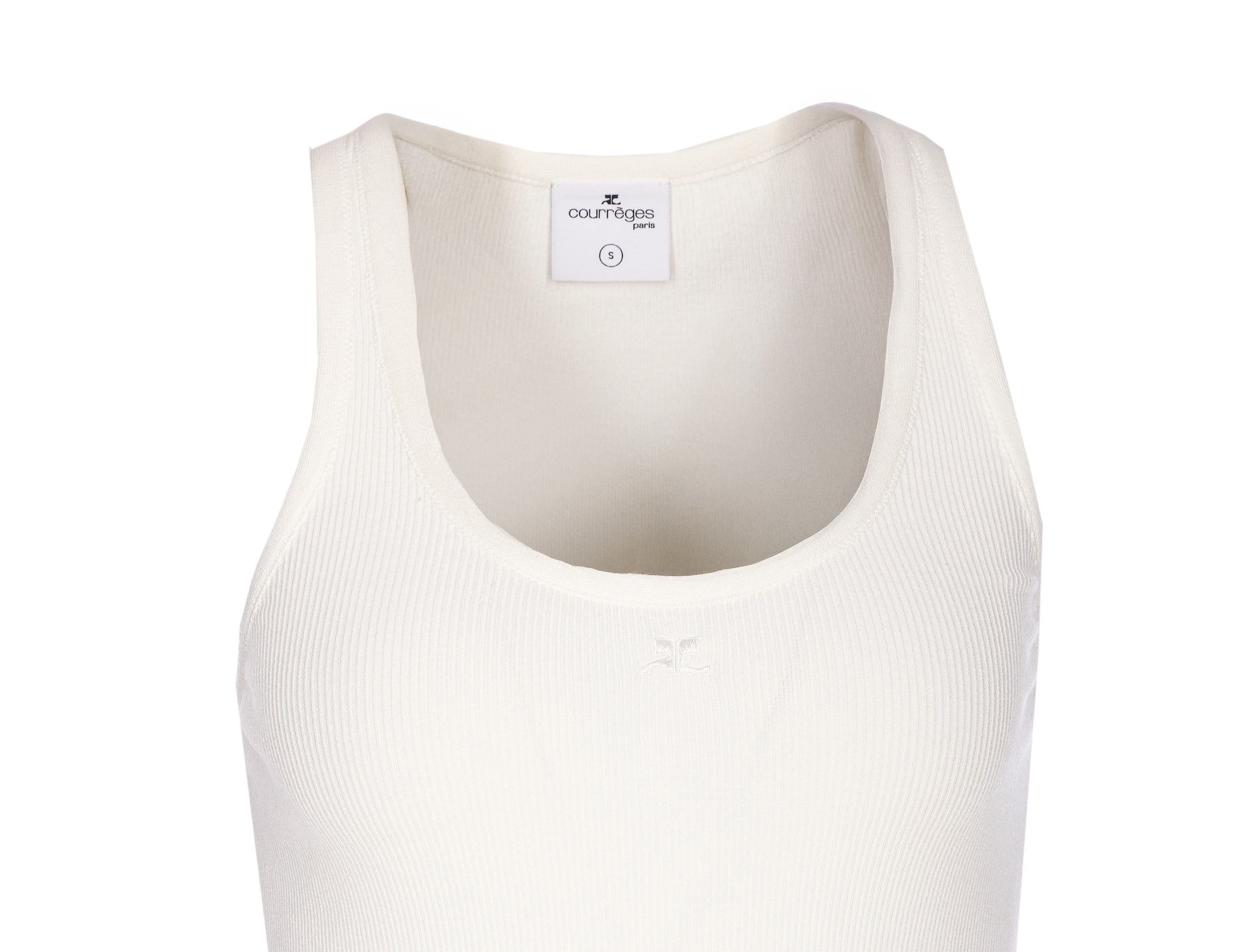 Courreges Dresses White Viscose
