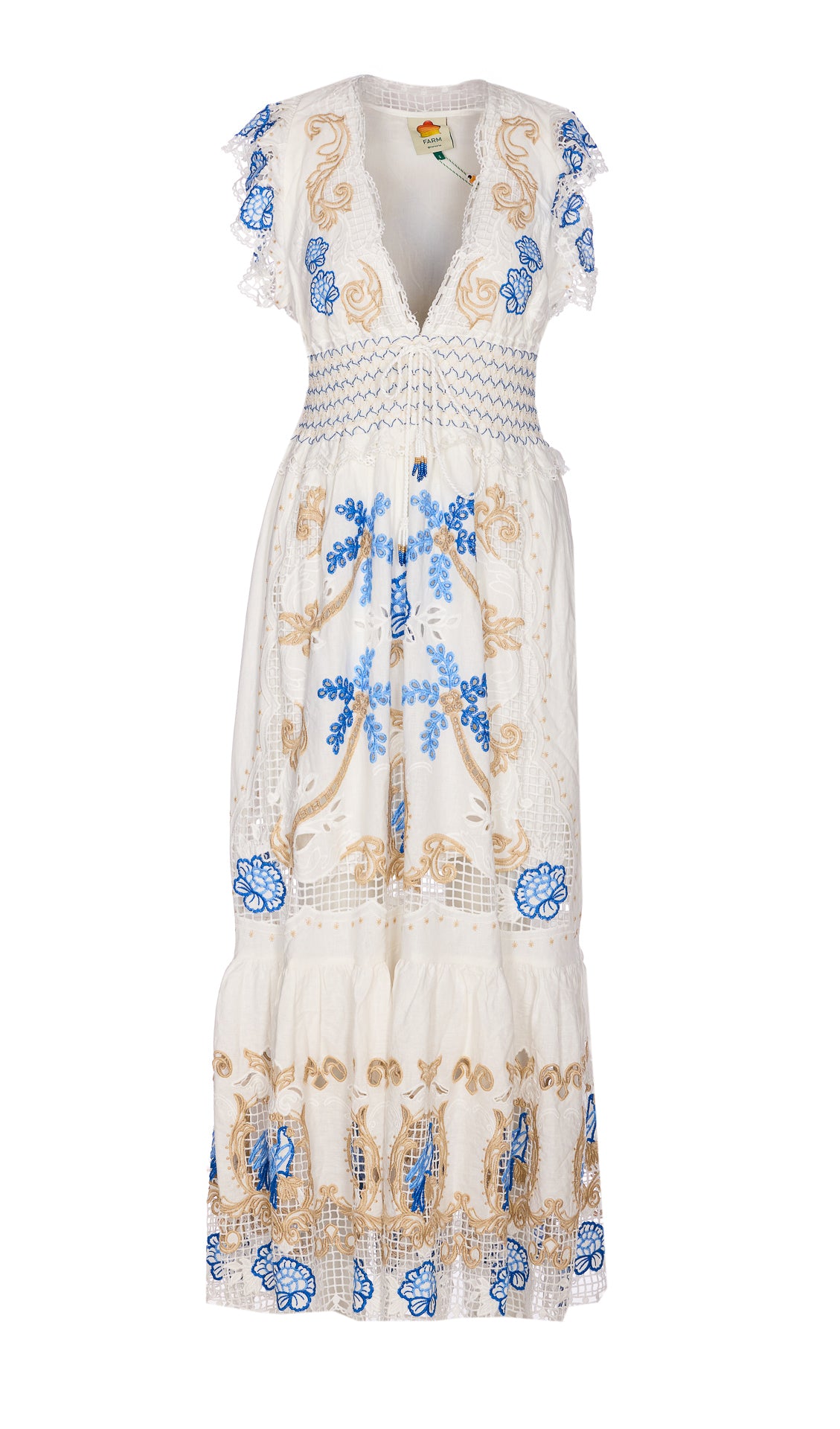 Farm Rio Dresses White Viscose