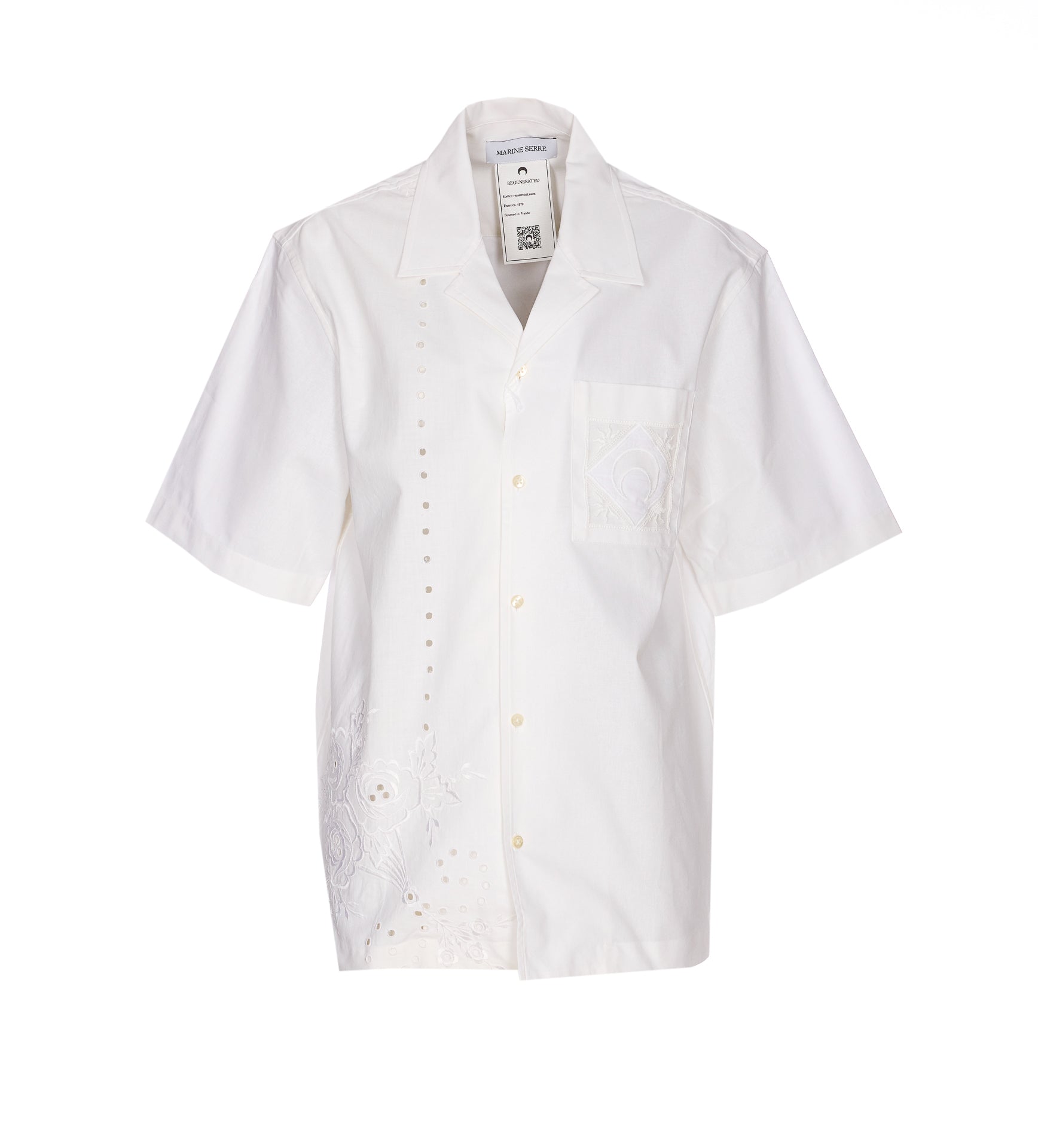 Marine Serre Shirts White Cotton