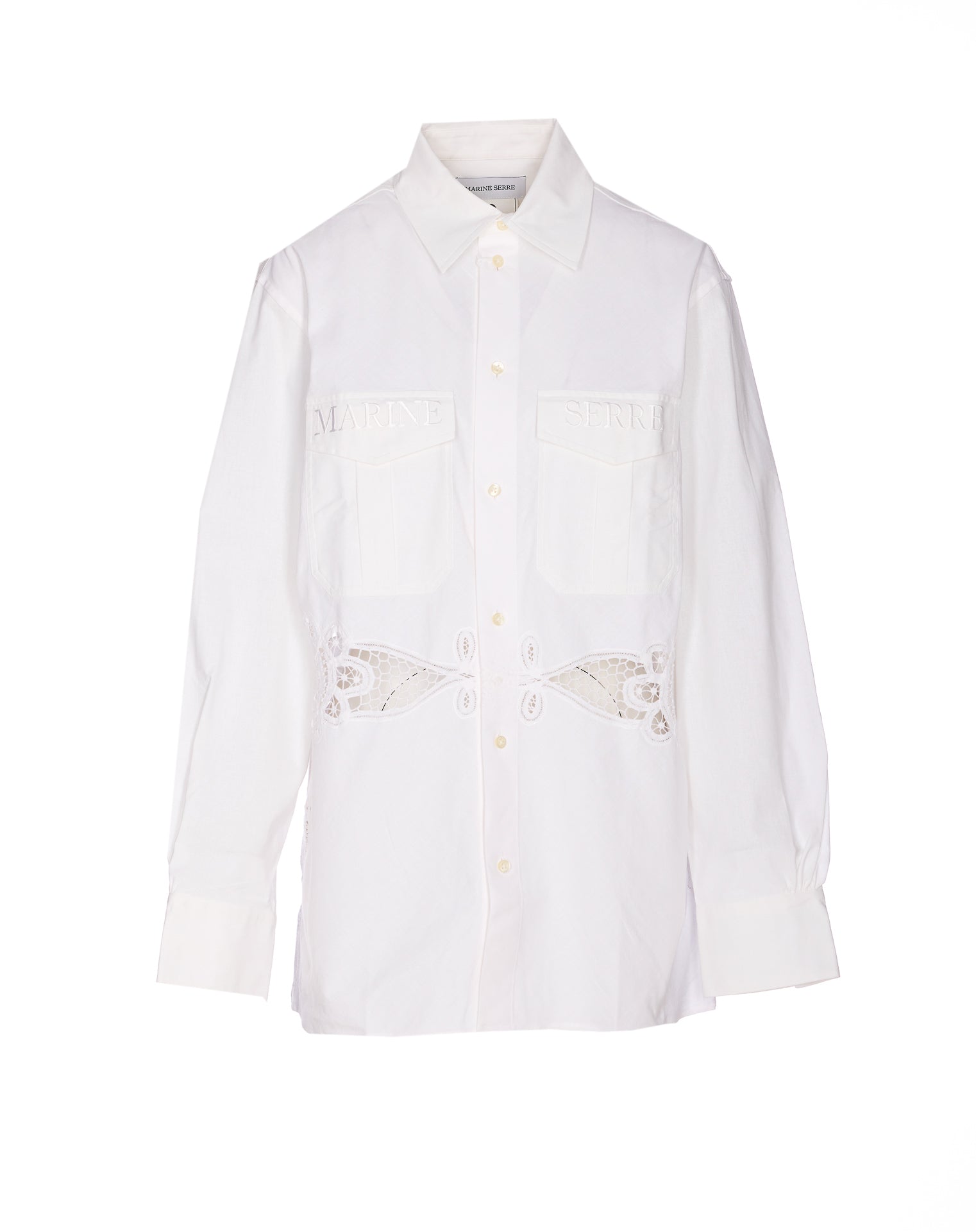 Marine Serre Shirts White Cotton