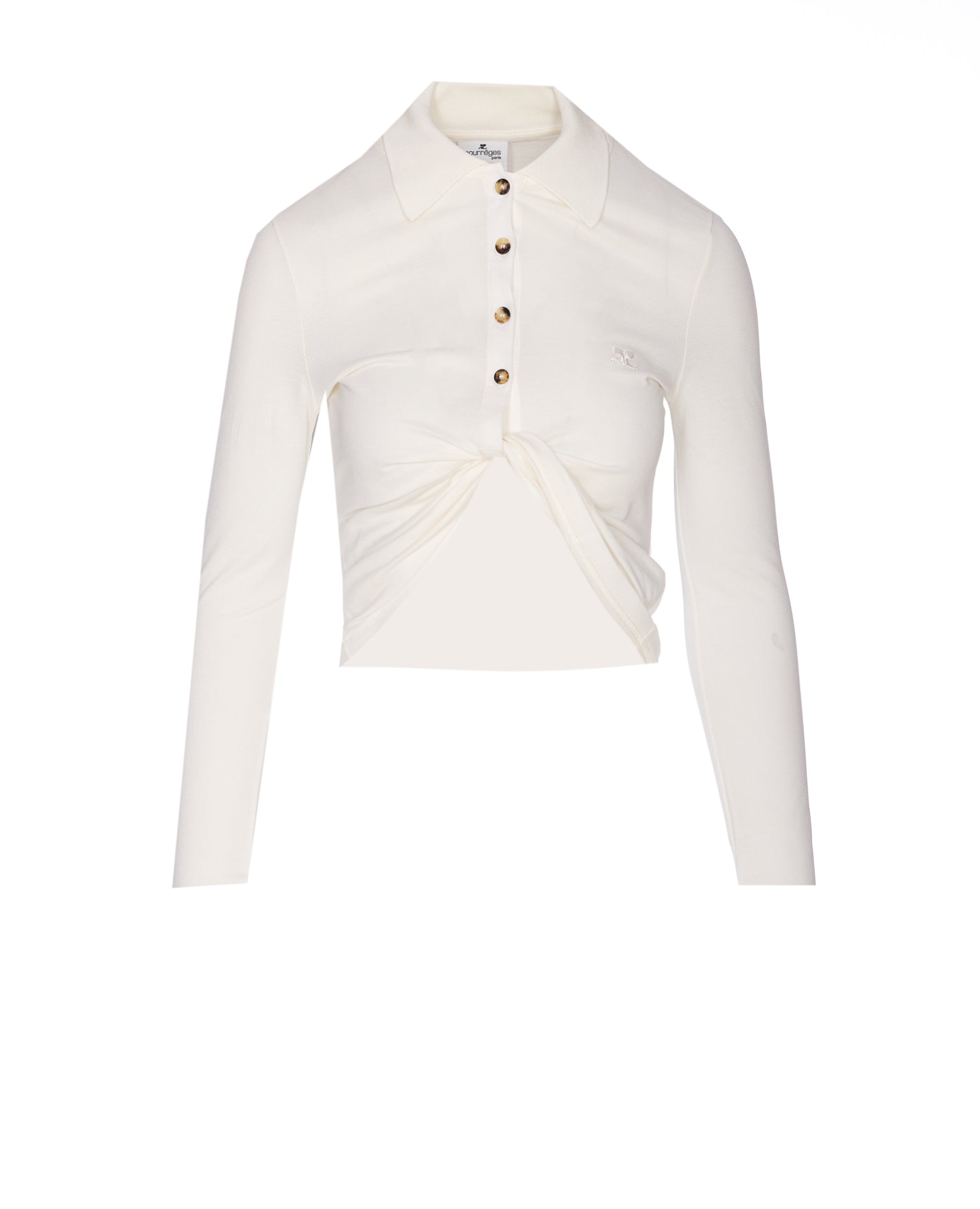 Courreges T-Shirts And Polos White Cotton