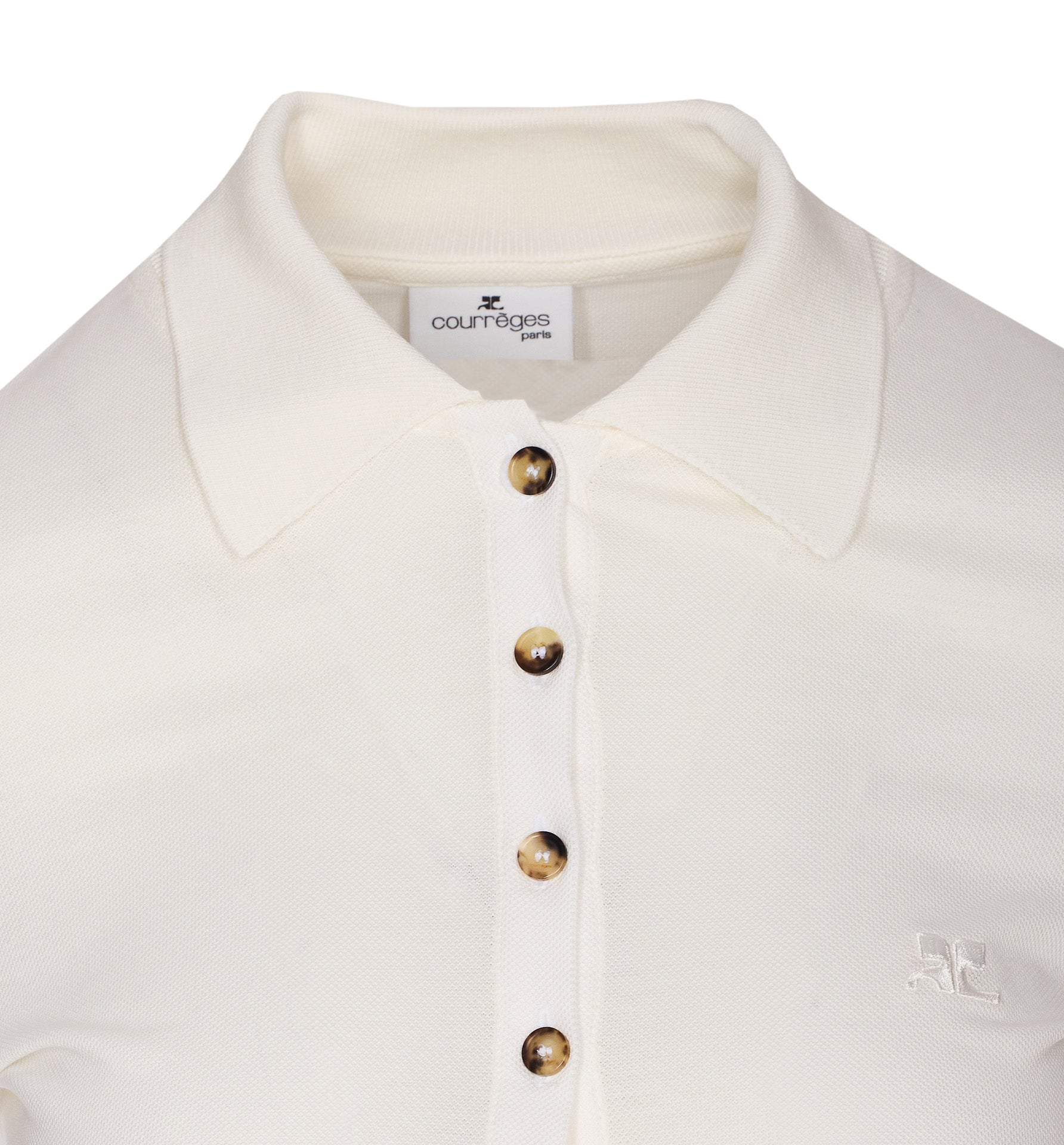 Courreges T-Shirts And Polos White Cotton