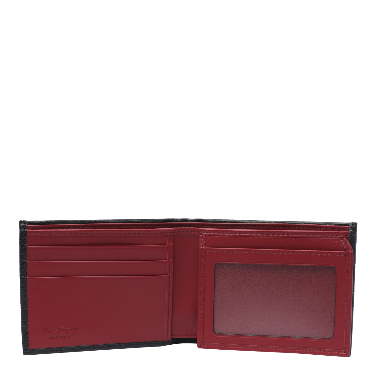 Ferragamo Wallets Black Calf Leather