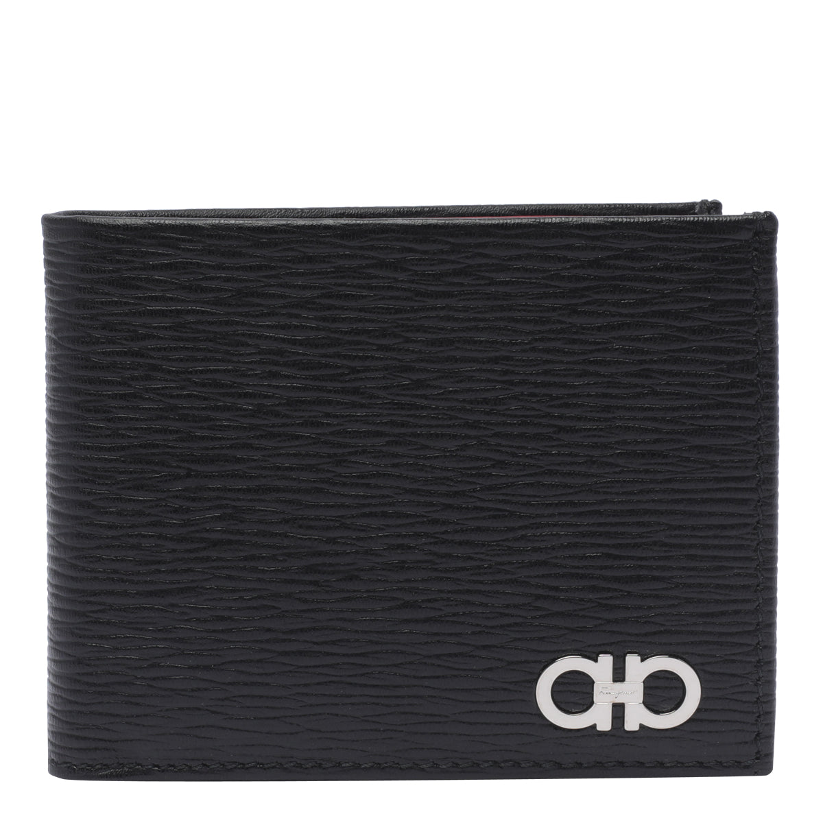 Ferragamo Wallets Black Calf Leather