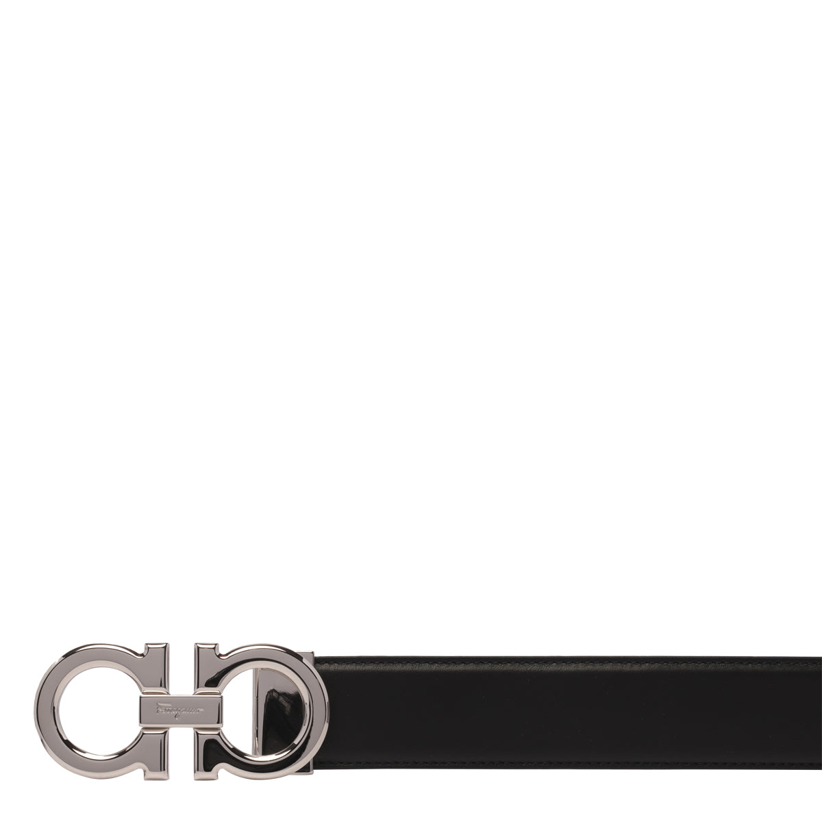 Ferragamo Belts Black Calf Leather