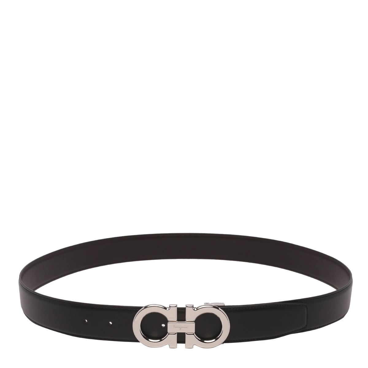 Ferragamo Belts Black Calf Leather
