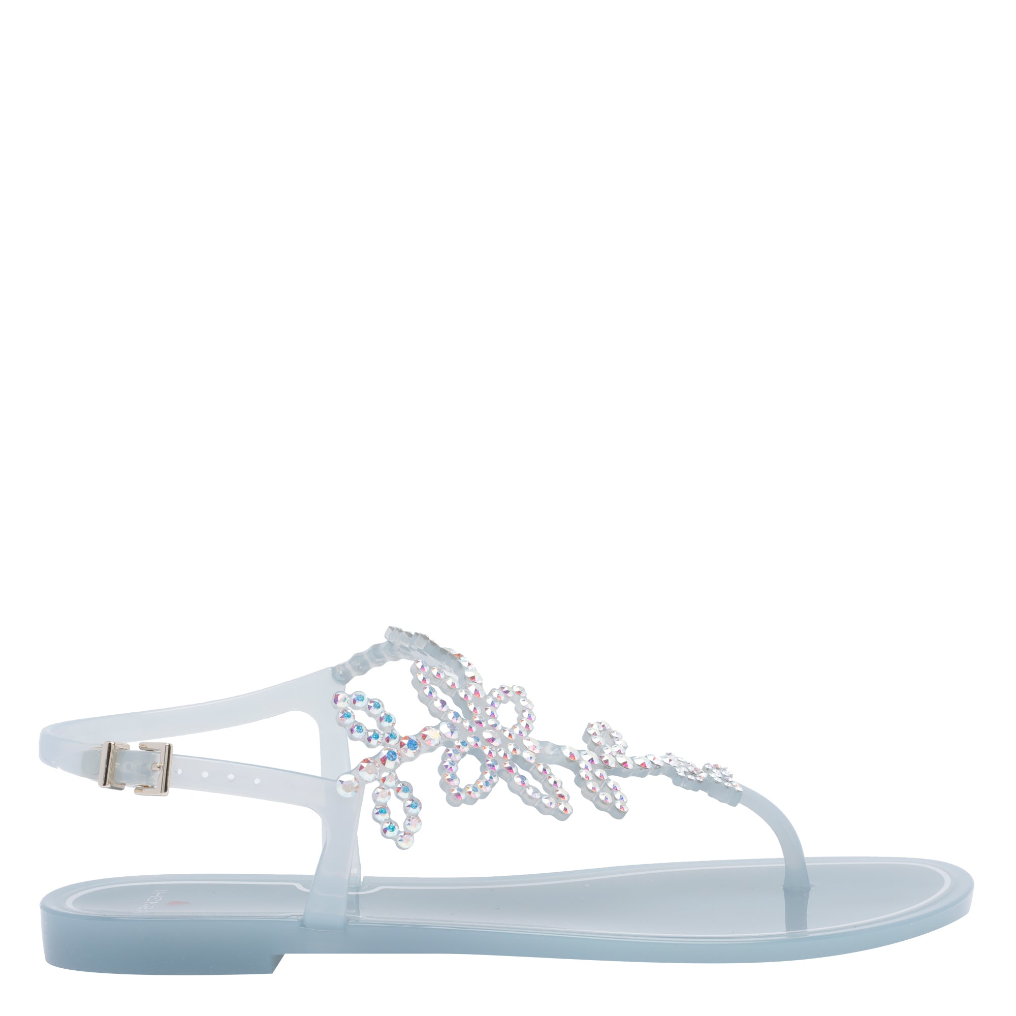 Menghi Sandals Blue Rubber/ruber Sole