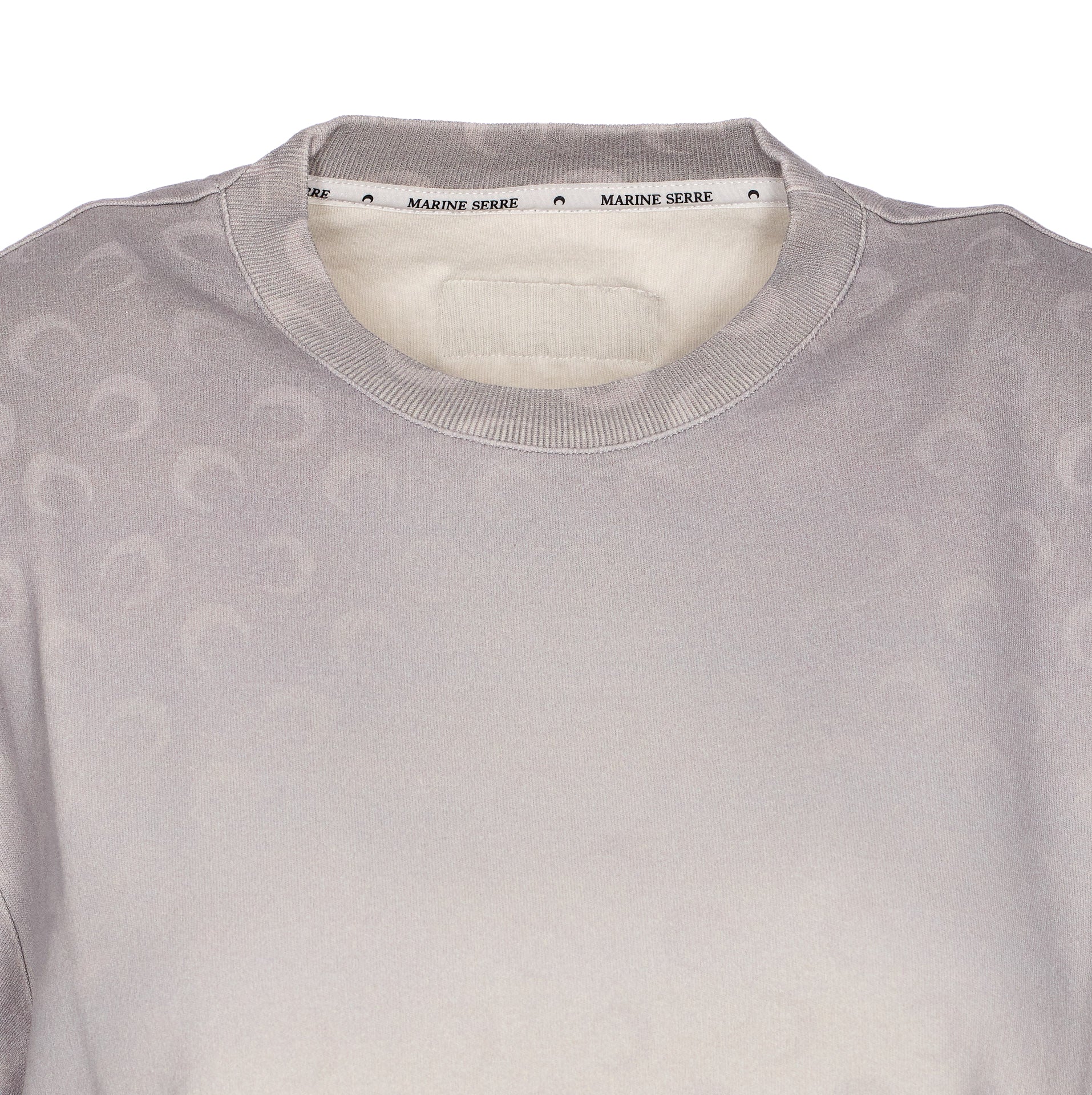 Marine Serre T-Shirts And Polos Grey Organic Cotton