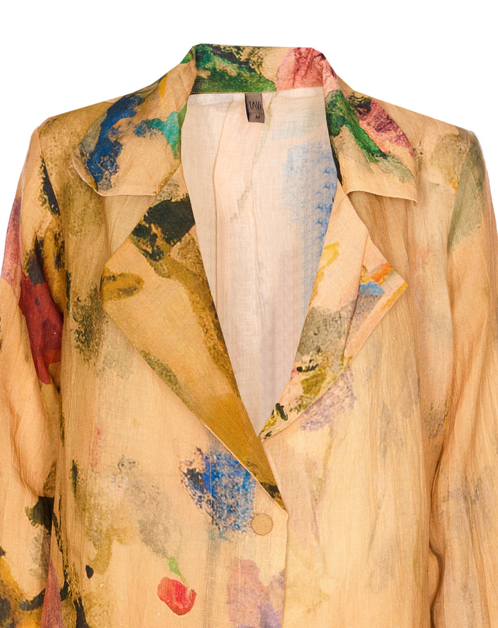 Yavi Jackets Yellow Viscose