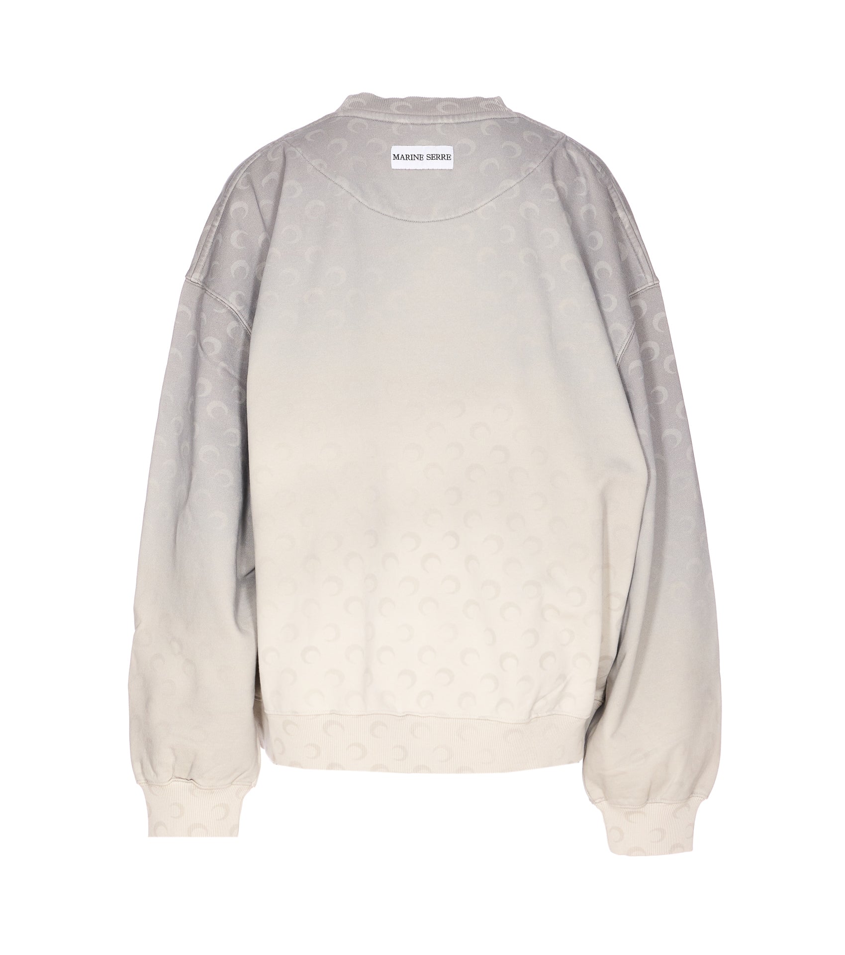 Marine Serre Sweaters Grey Cotton